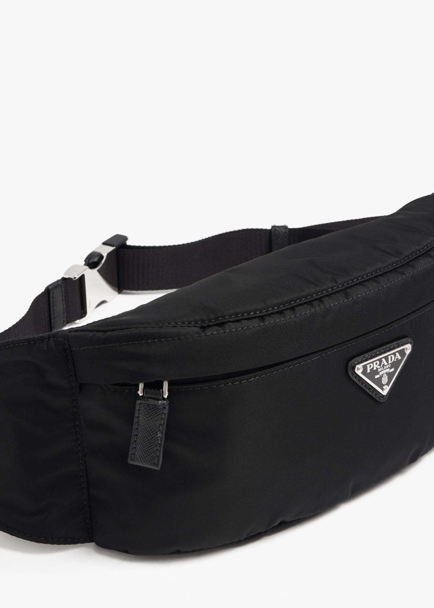 

Re-Nylon belt bag, Black