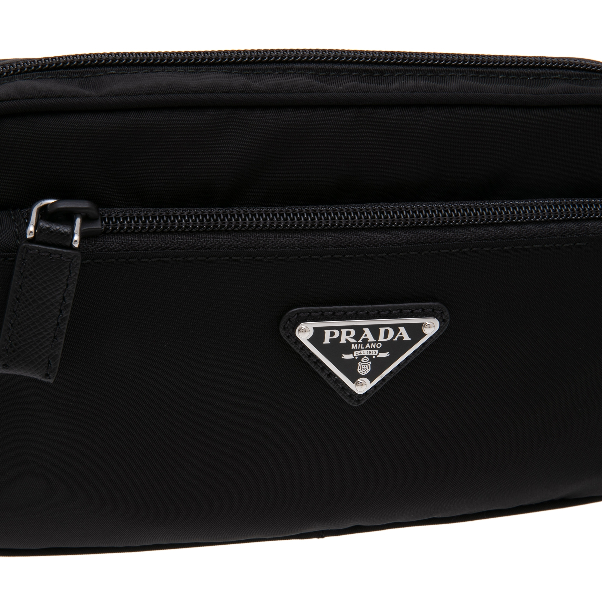 

Nylon belt bag, Black