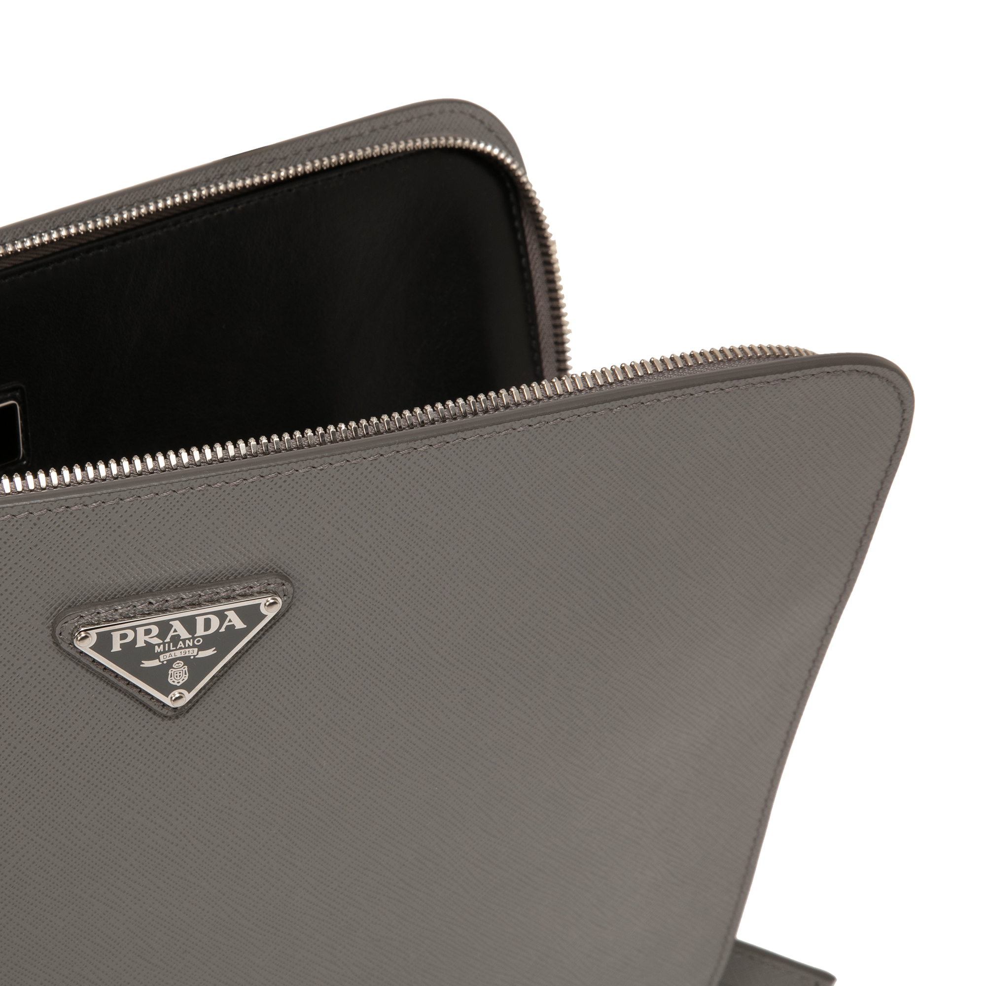 

Saffiano leather document holder, Grey