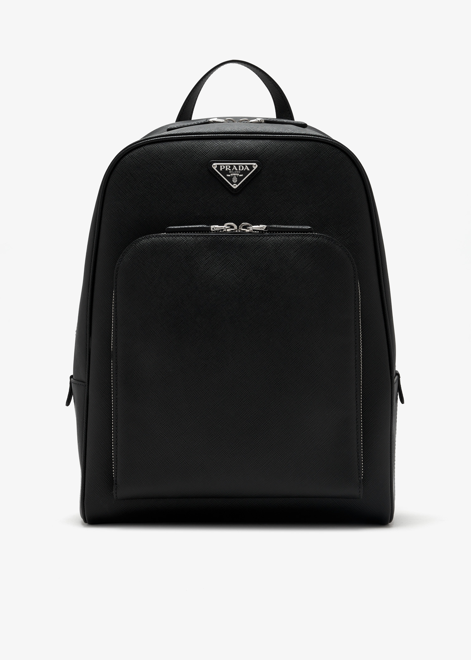 

Saffiano backpack, Black