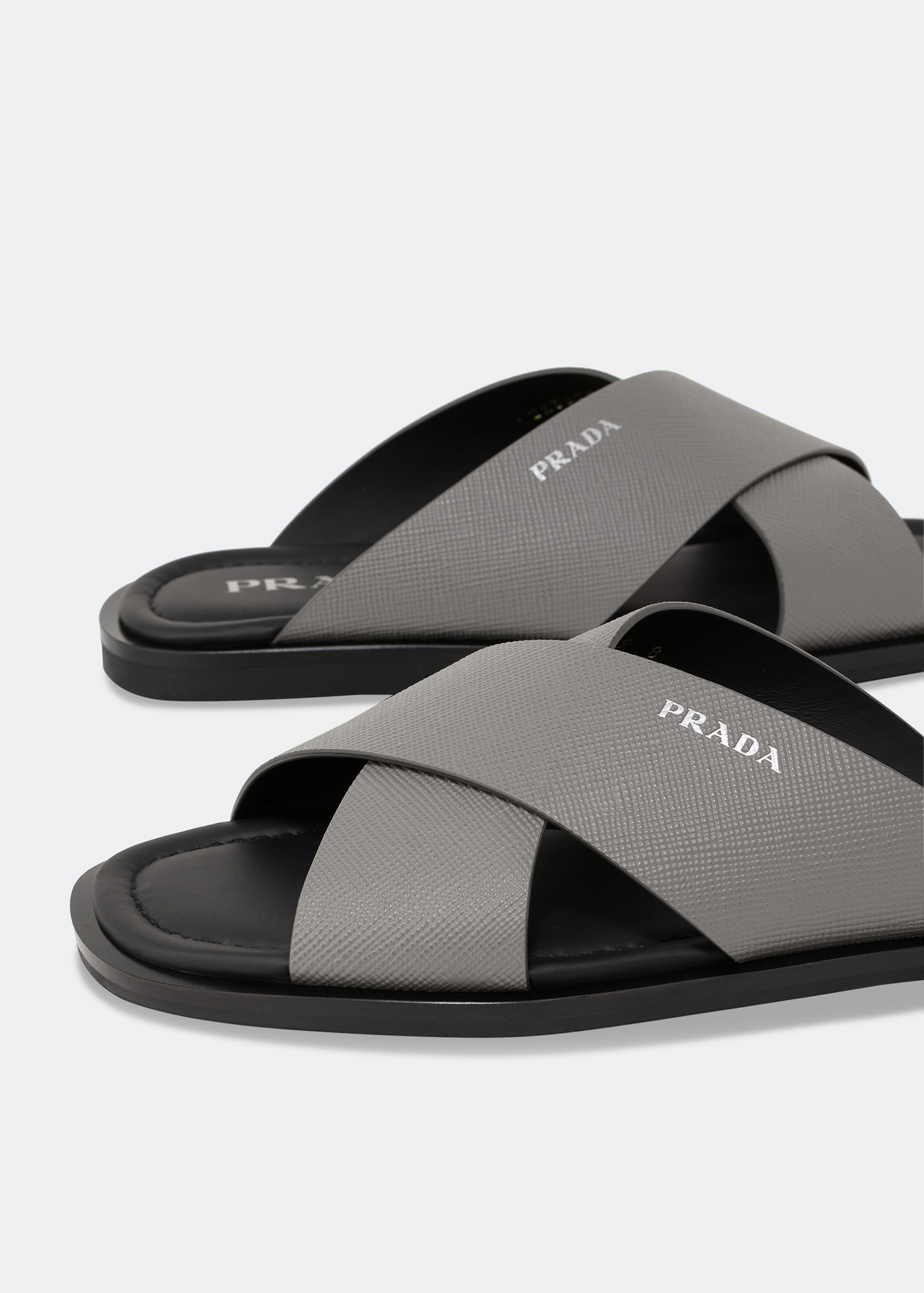 

Leather sandals, Grey