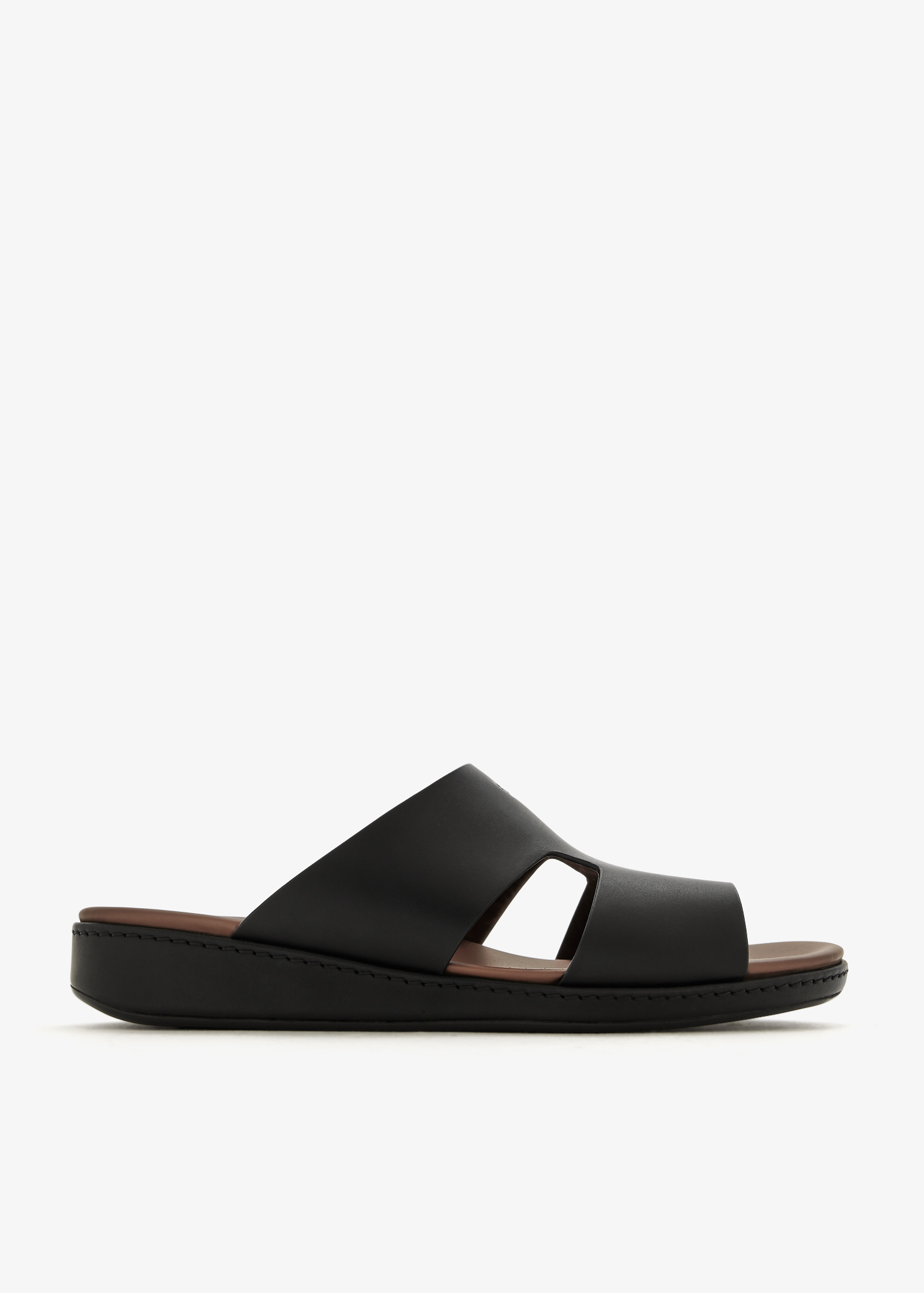 

Leather sandals, Black