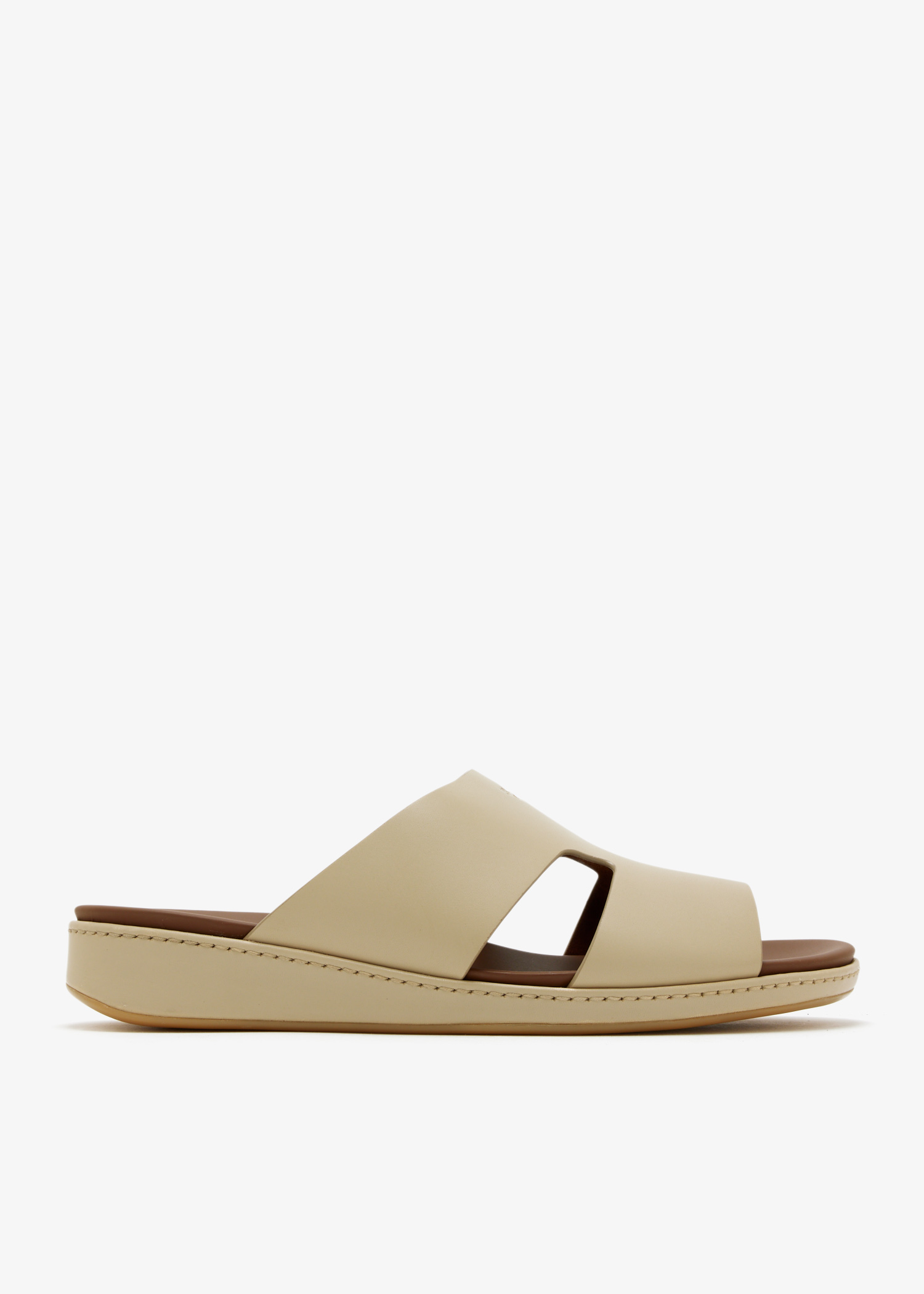 

Leather sandals, Beige
