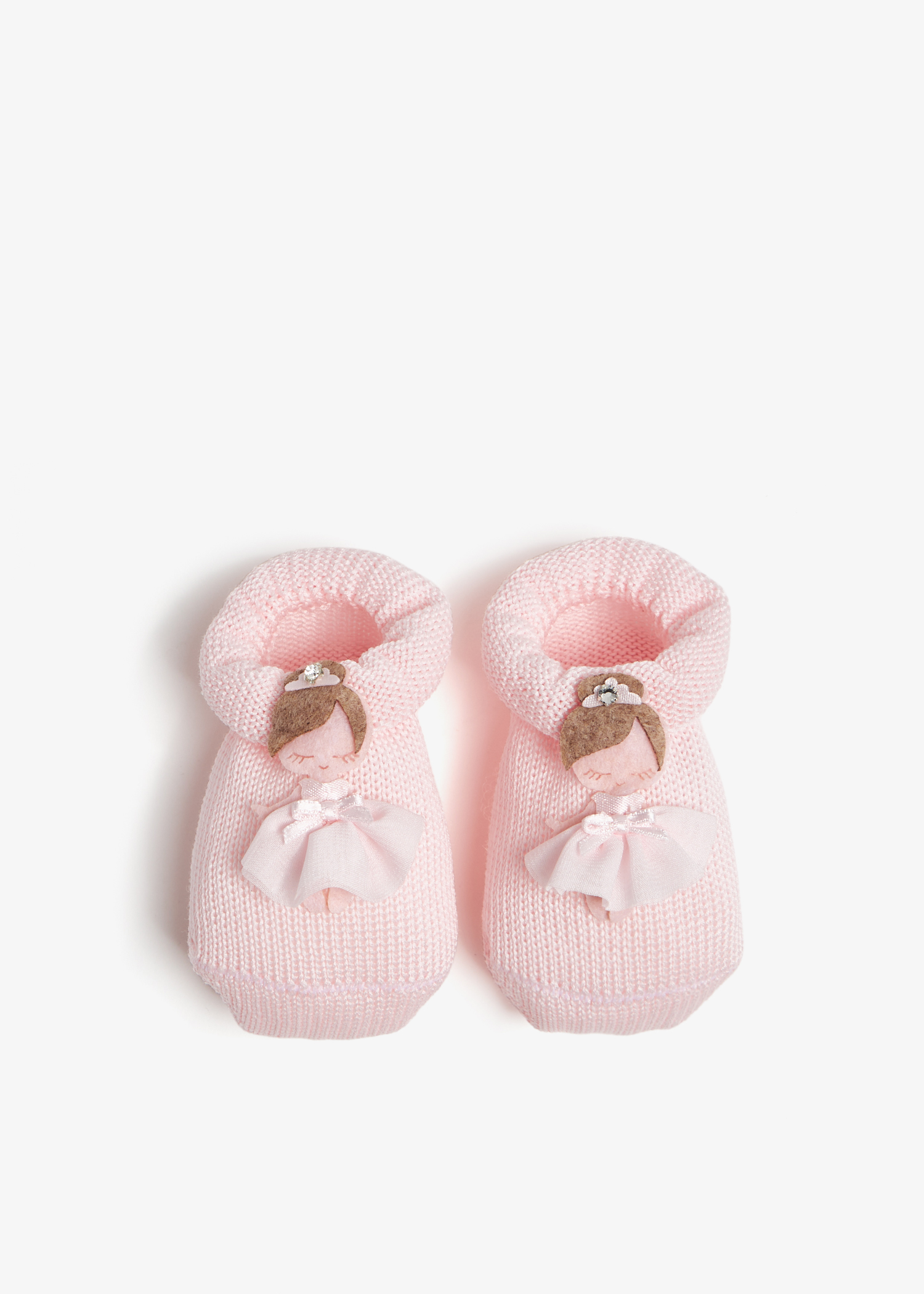 

Principessa cotton booties, Pink