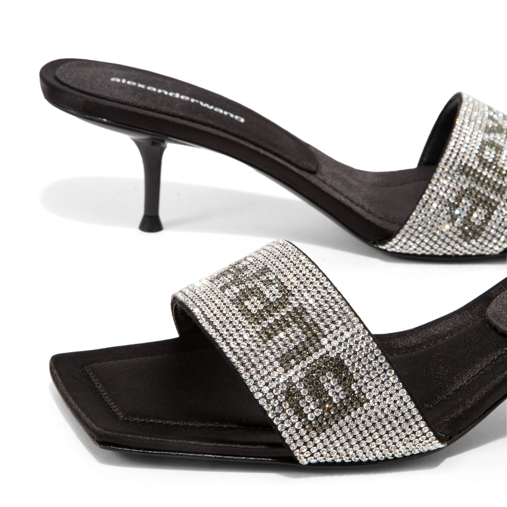 

Jessie crystal sandals, Black