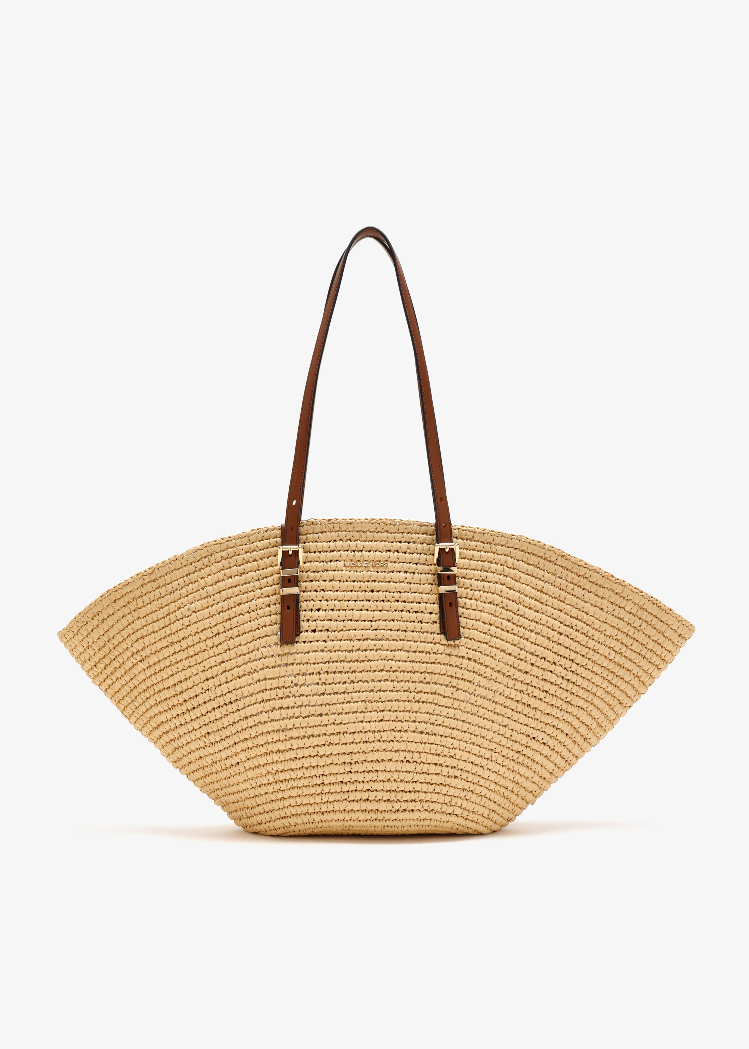 

Fan large tote bag, Beige