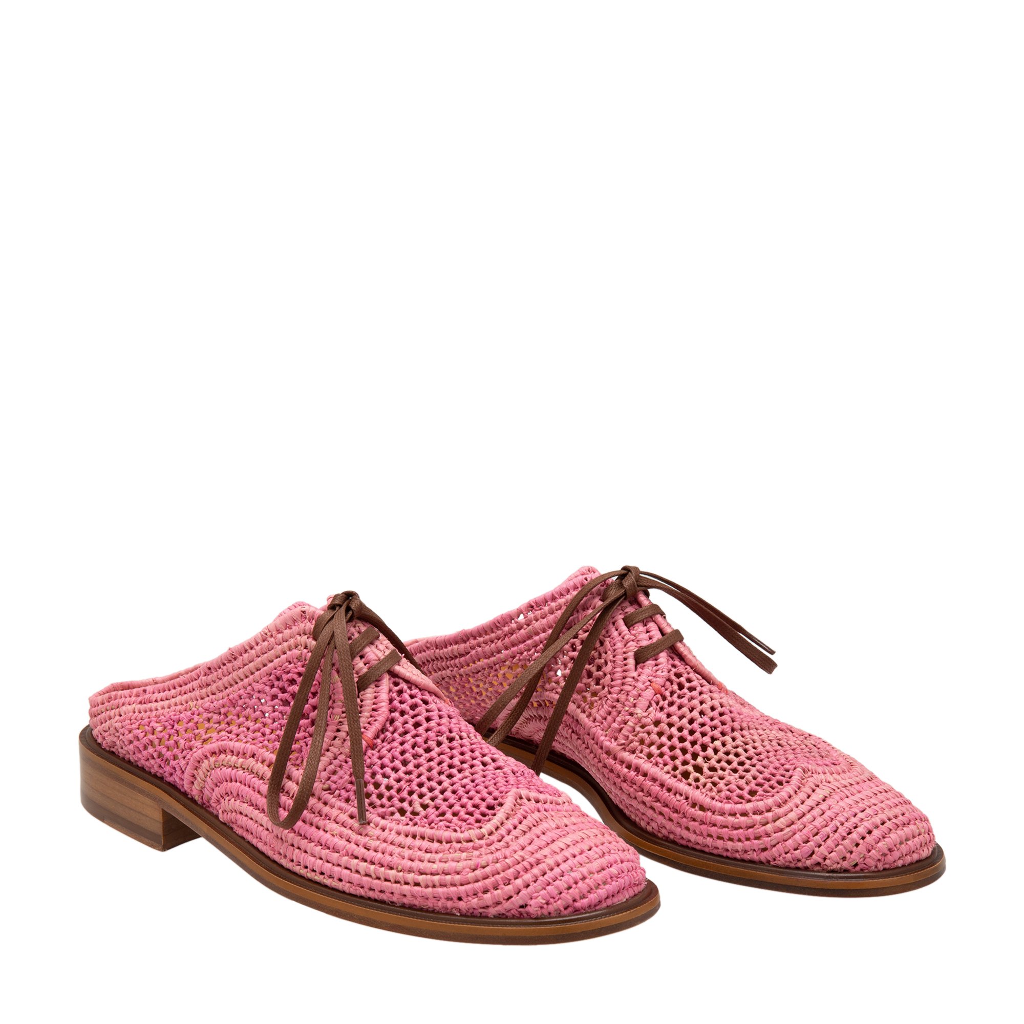 

Jaly backless Derby shoes, Pink