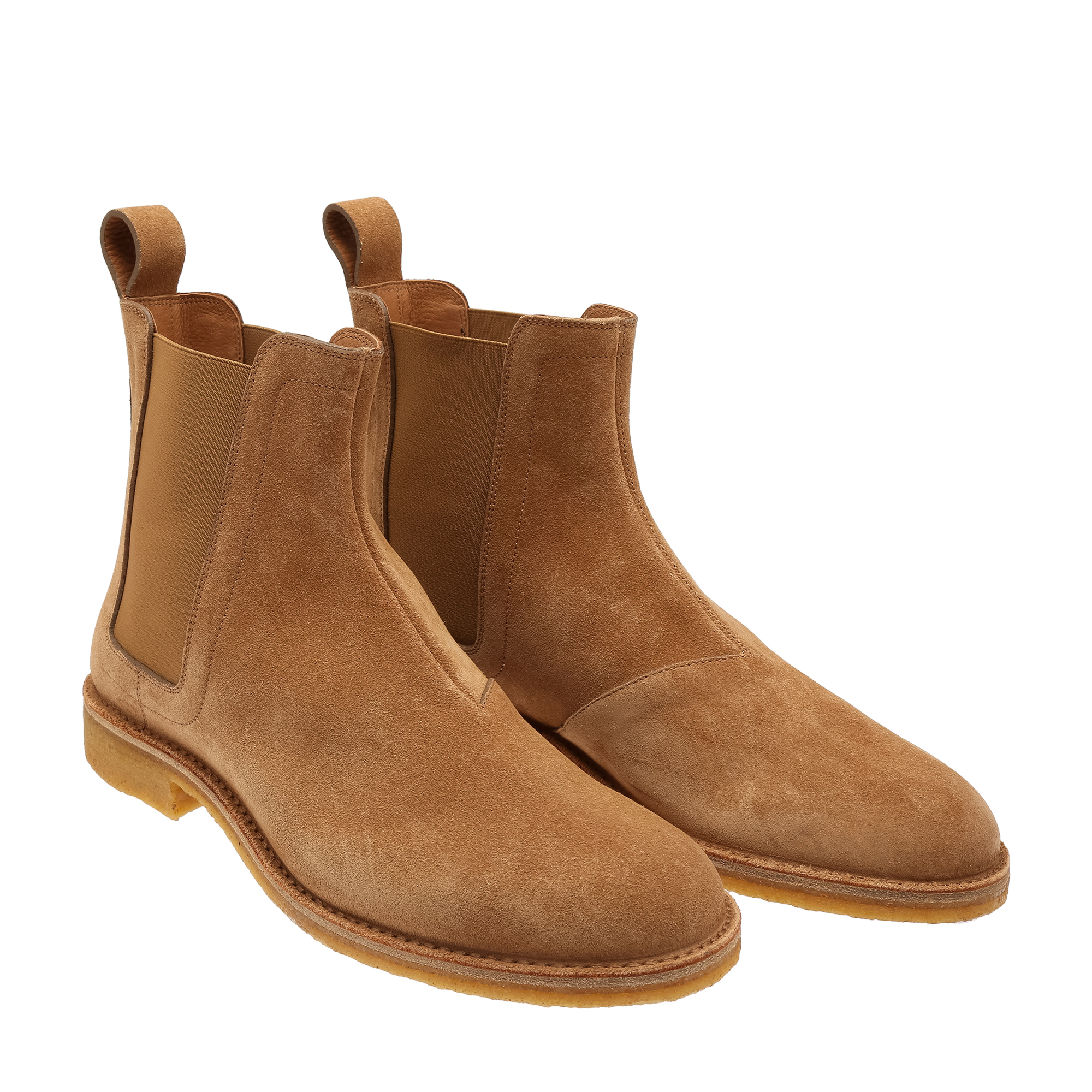 

Suede chelsea boots, Beige