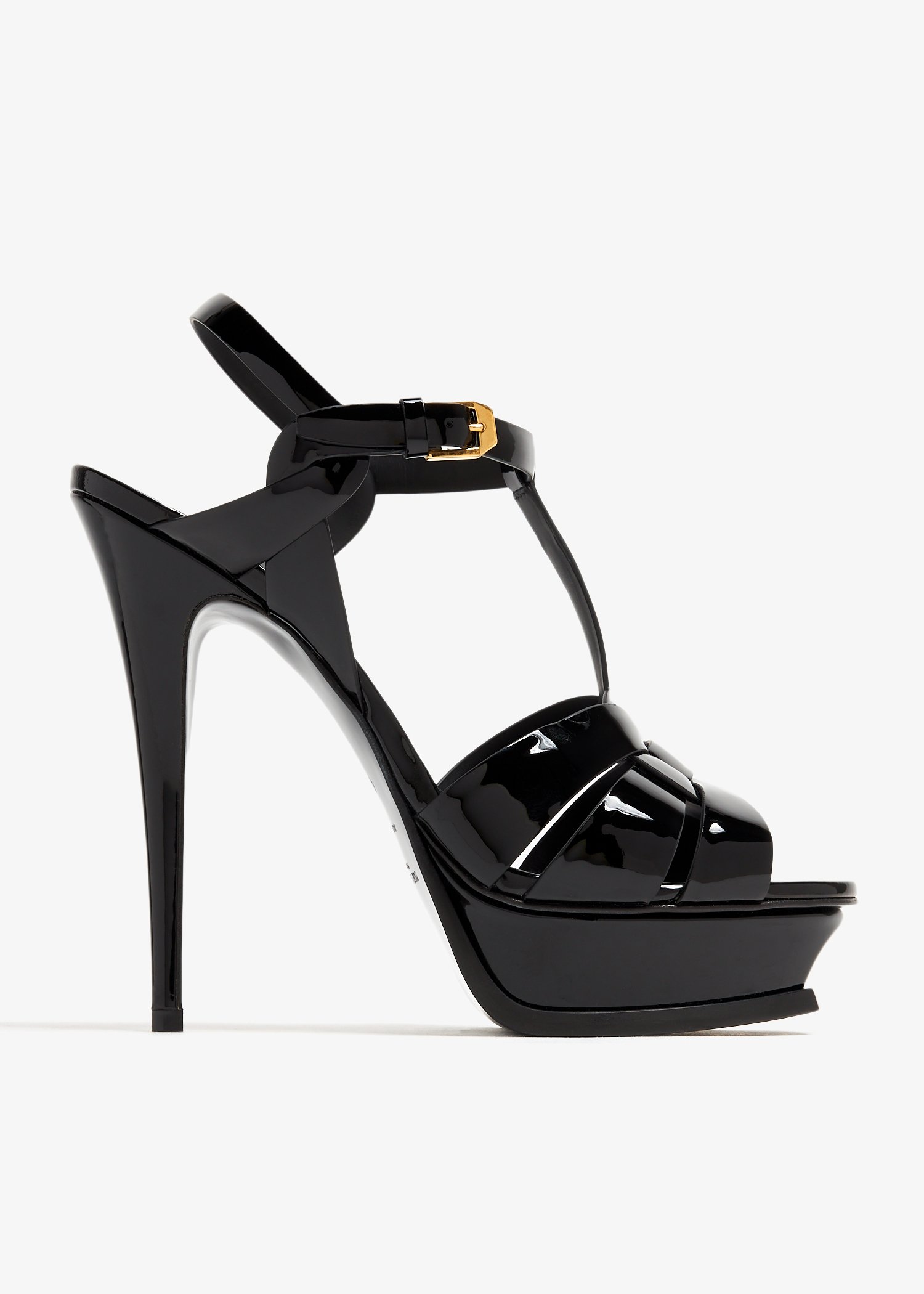 

Tribute platform sandals, Black