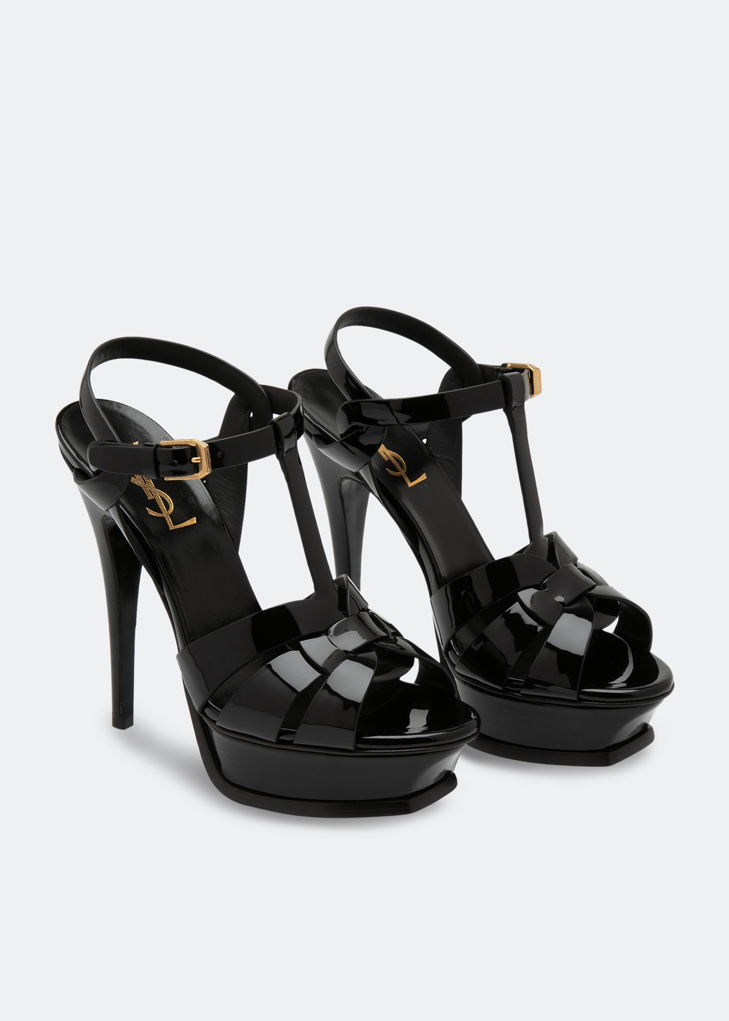 

Tribute platform sandals, Black