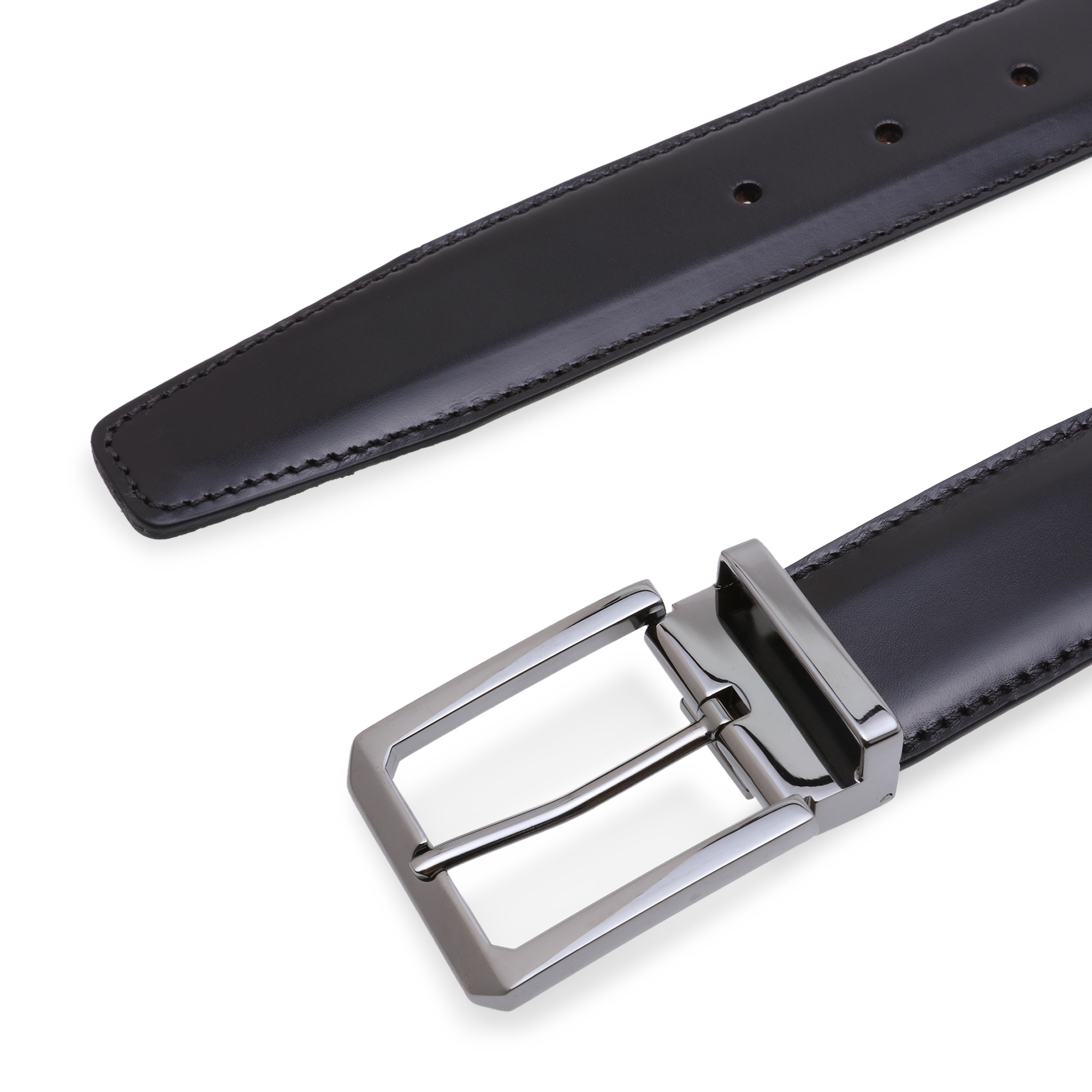 

Leather belt, Black