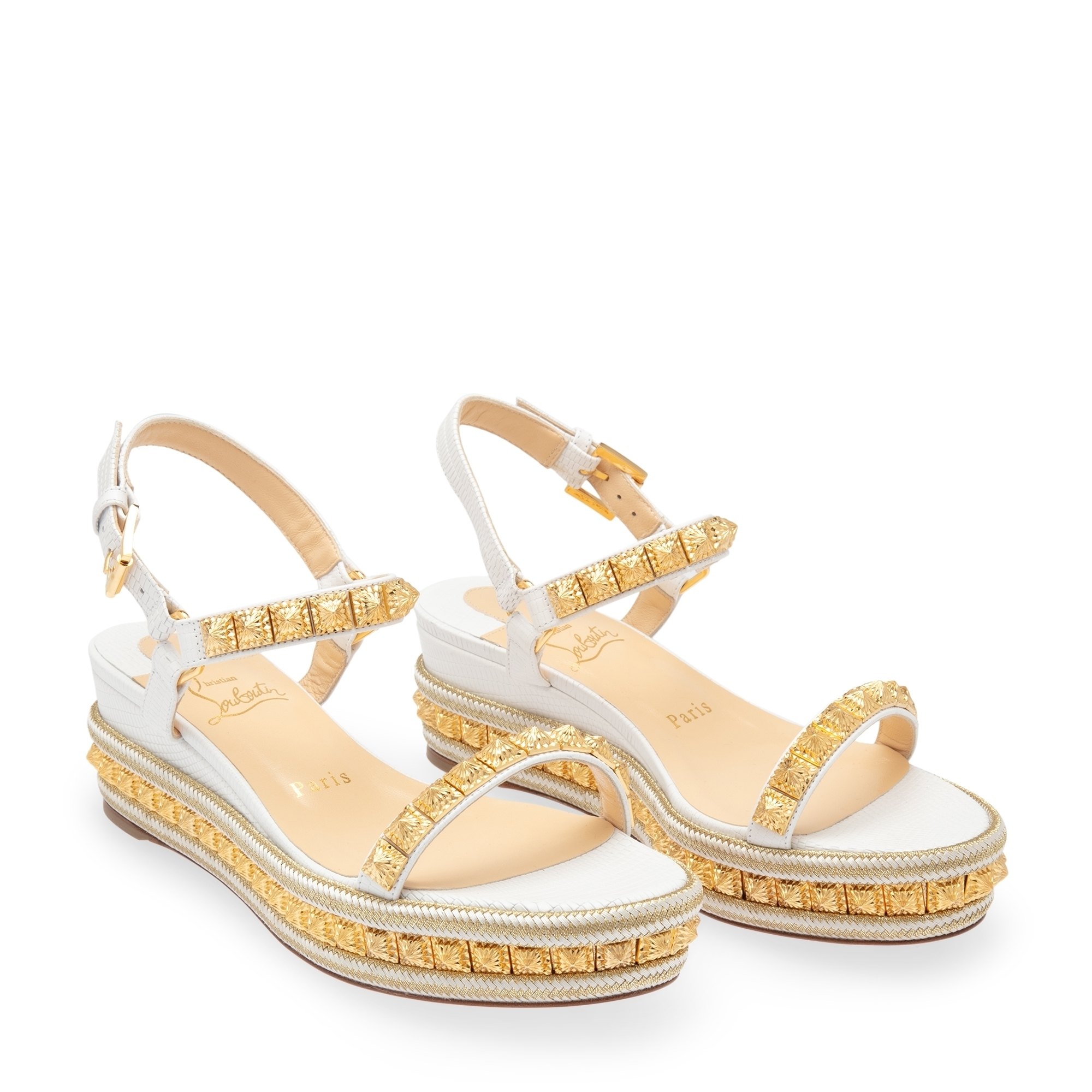 

Pyraclou sandals, White