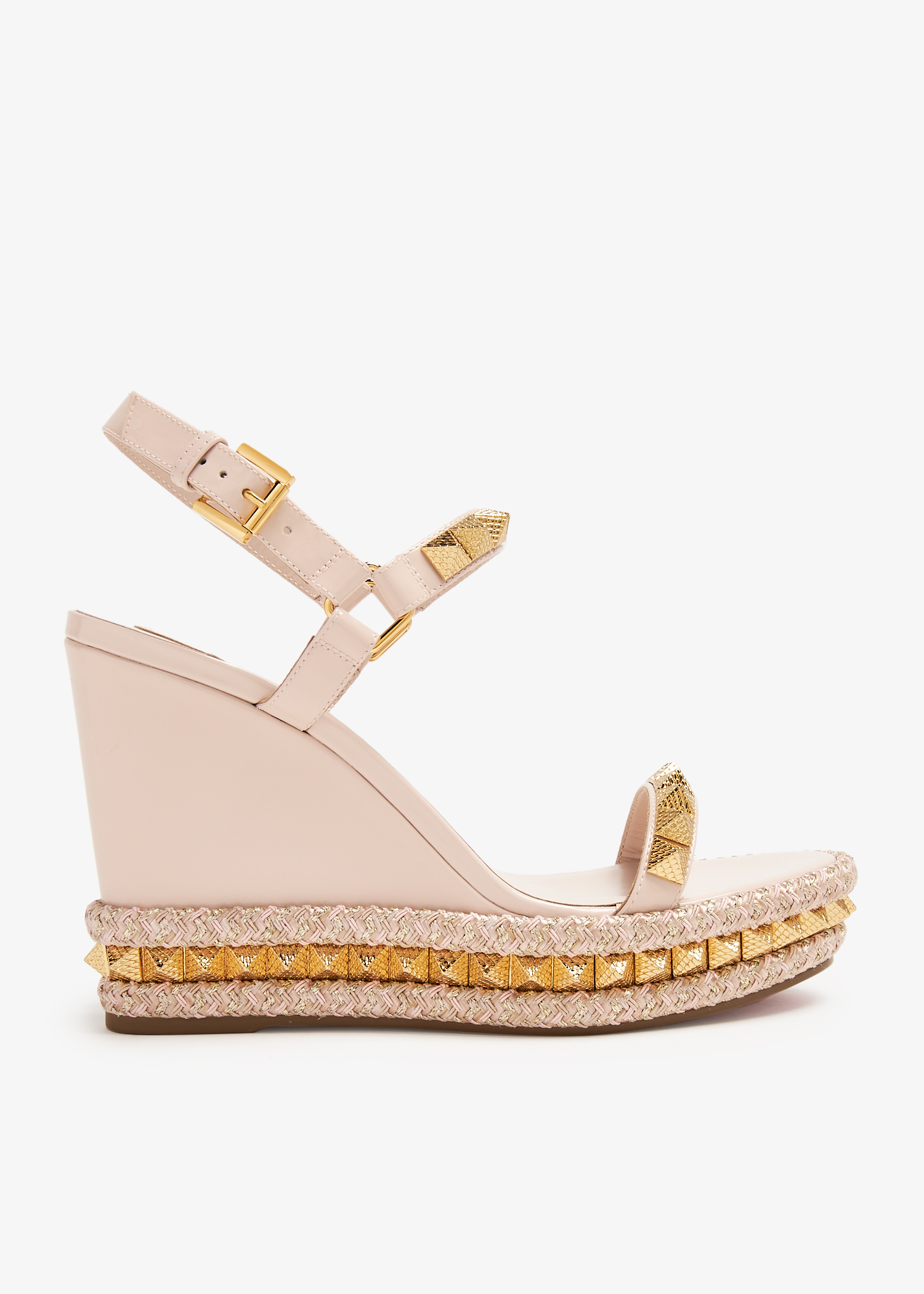 

Pyraclou 110 wedge sandals, Pink