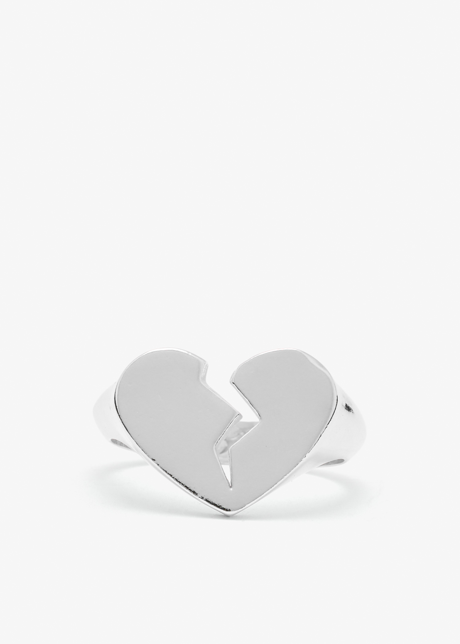 

Broken Heart ring, Silver