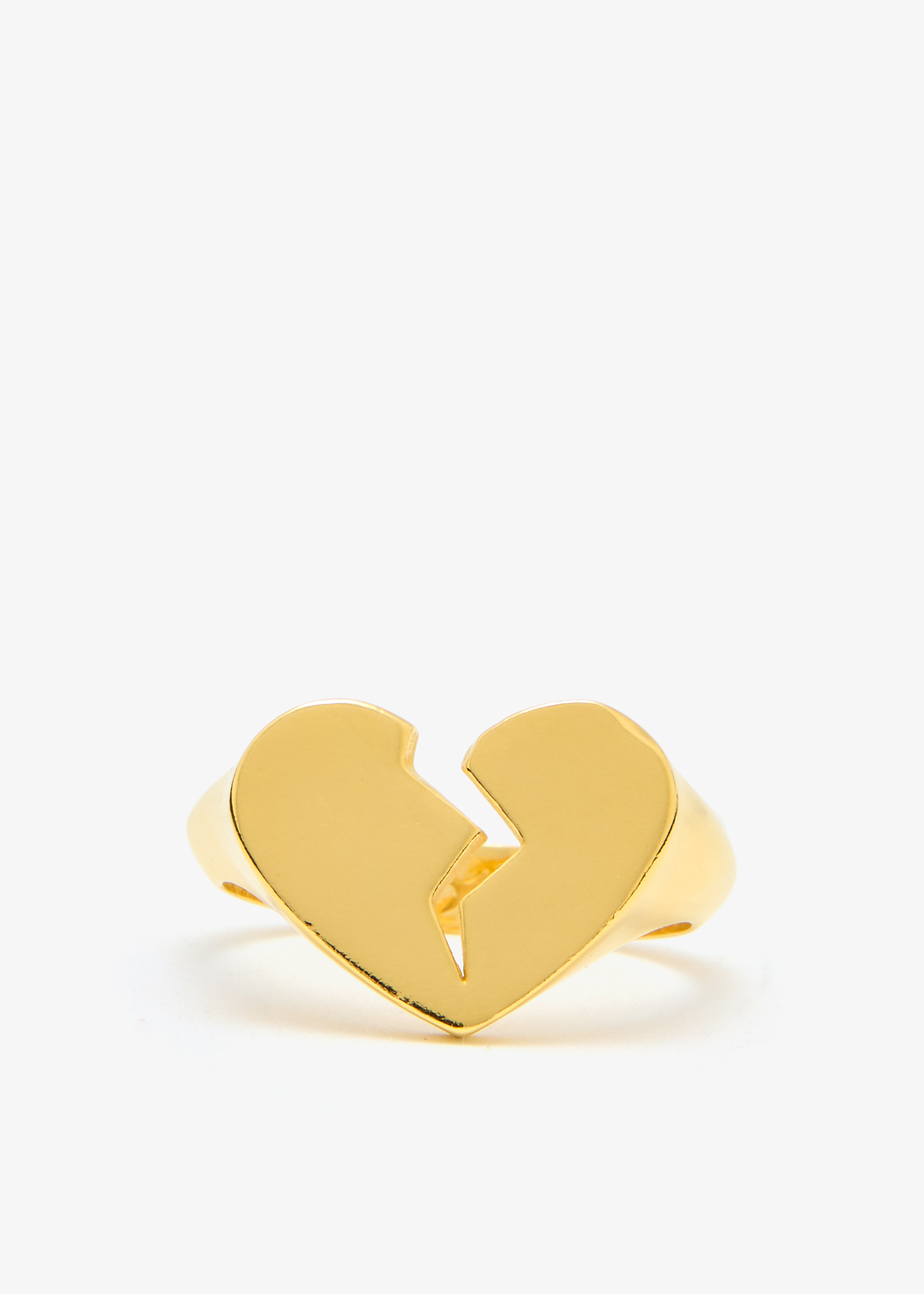 

Broken Heart ring, Gold