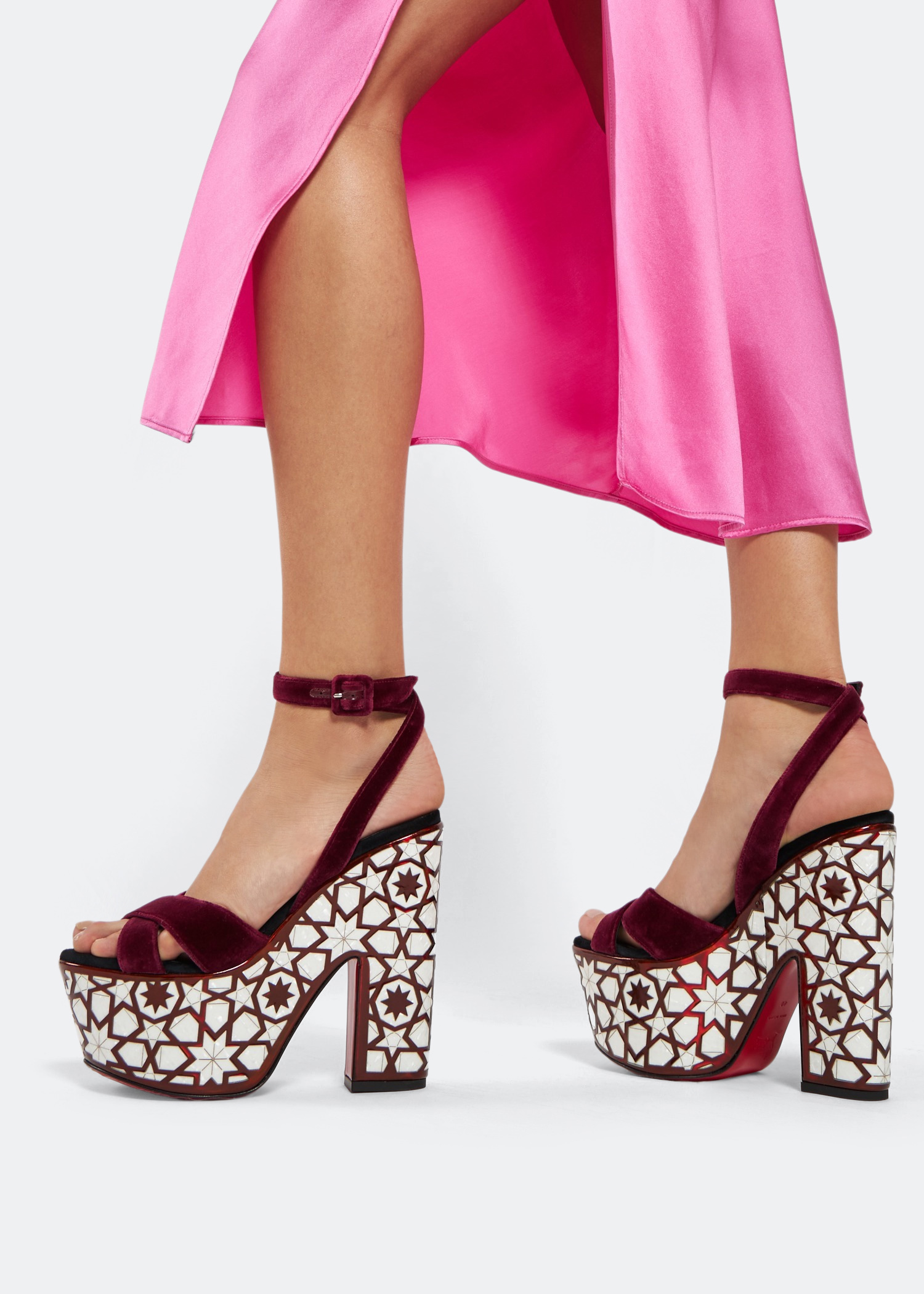 

Superyaz 160 sandals, Burgundy