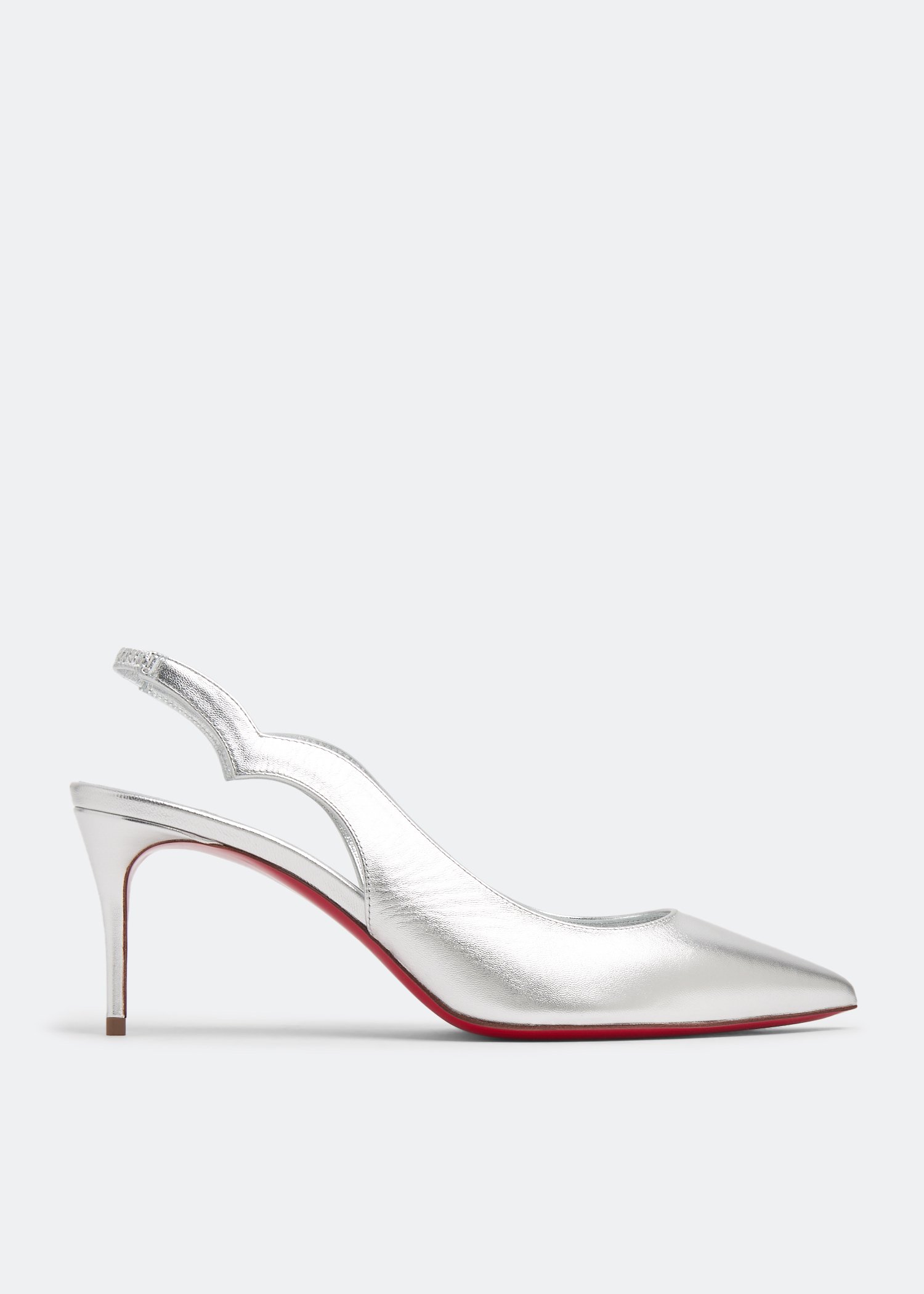 

Hot Chick 70 sling pumps, Silver