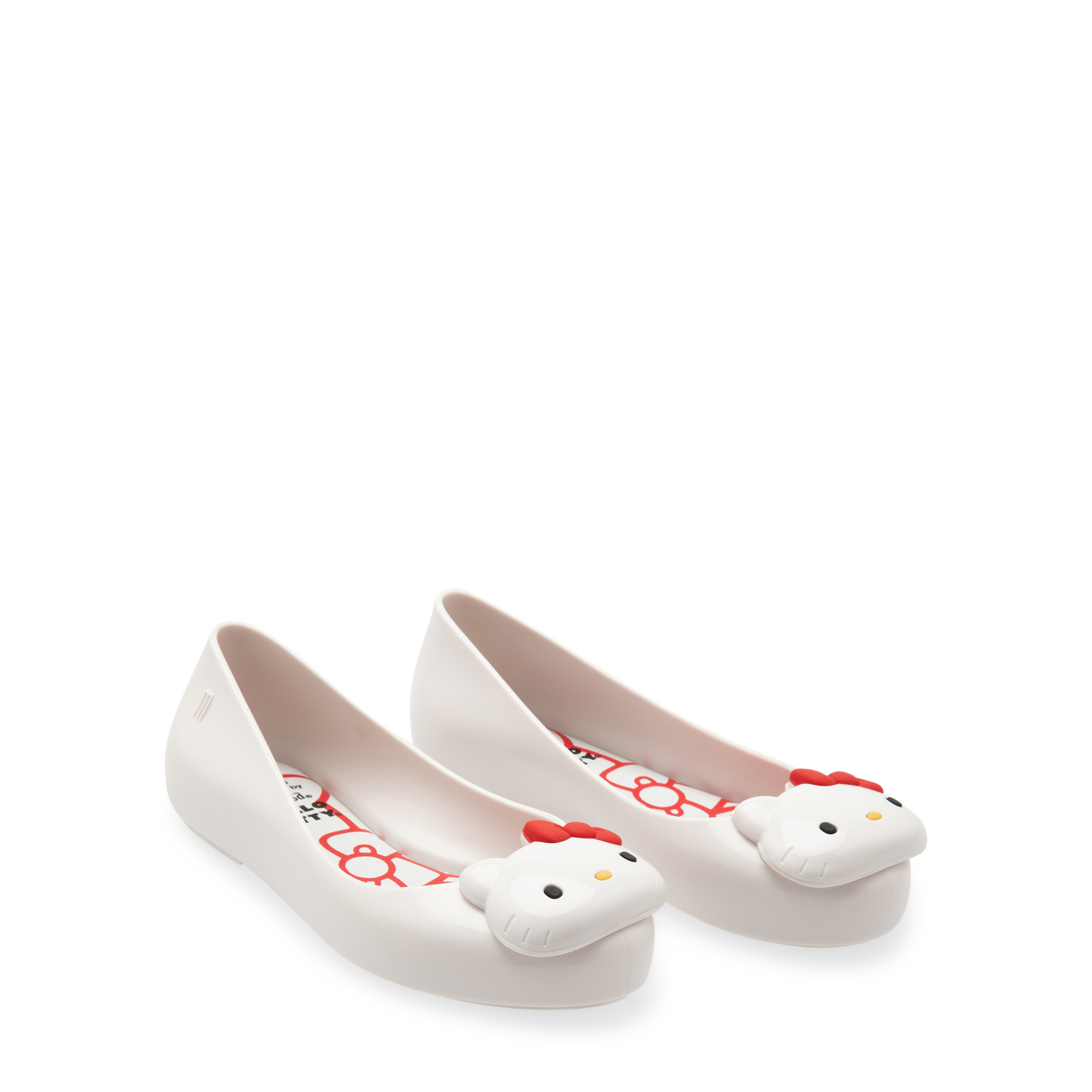 

Mini Melissa Hello Kitty ballet flats, White