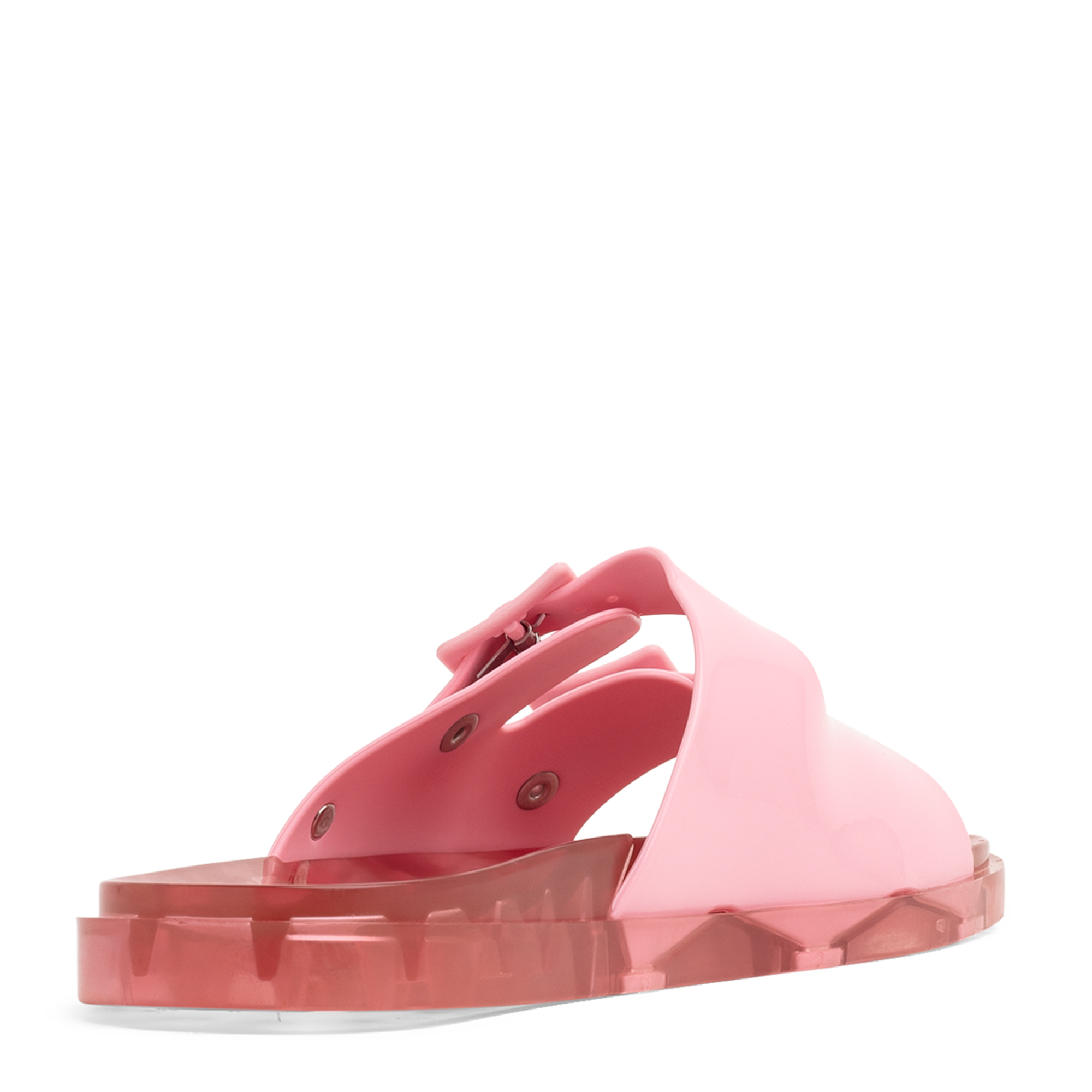 

Wide rubber sandals, Pink