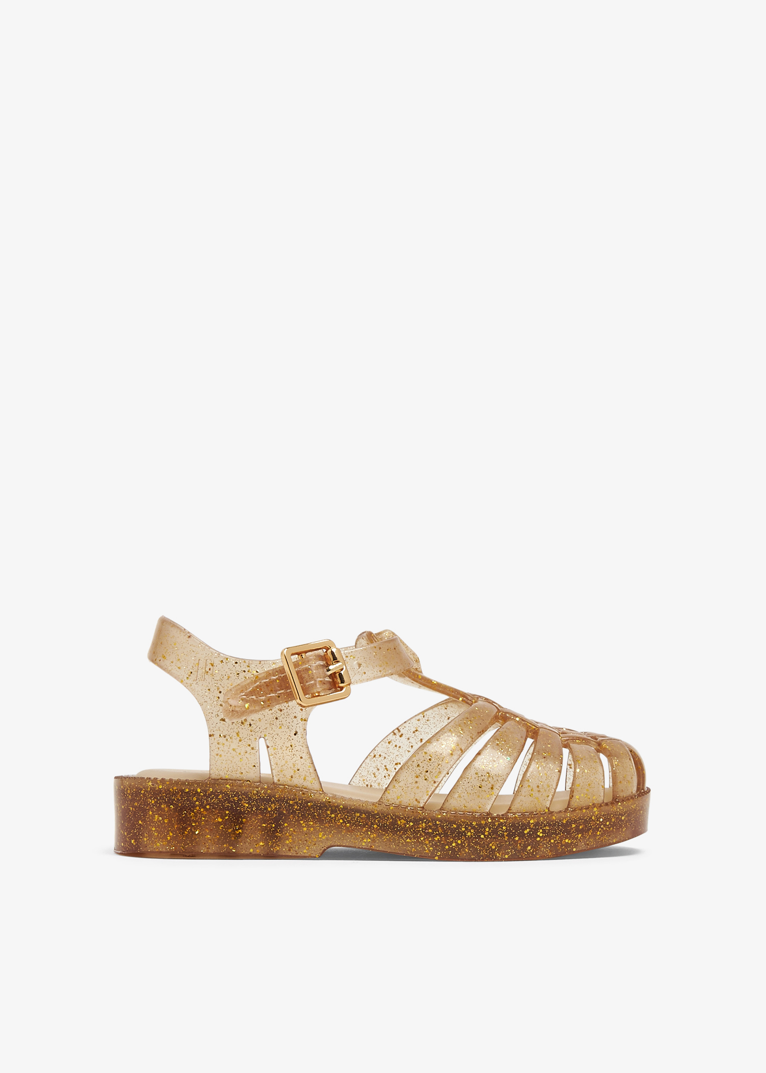 Possession Final De Ano sandals, Gold