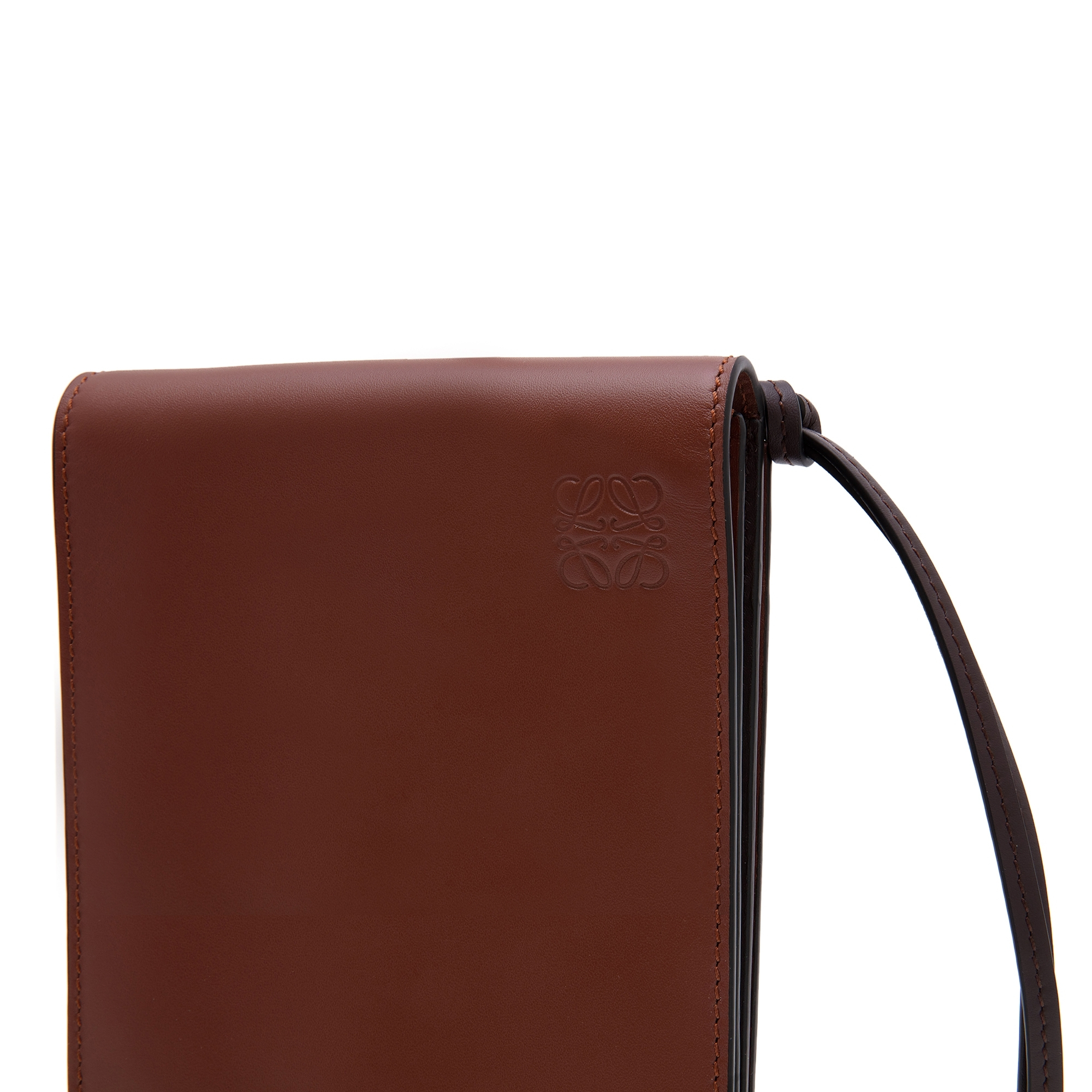 

Gusset flat crossbody, Brown