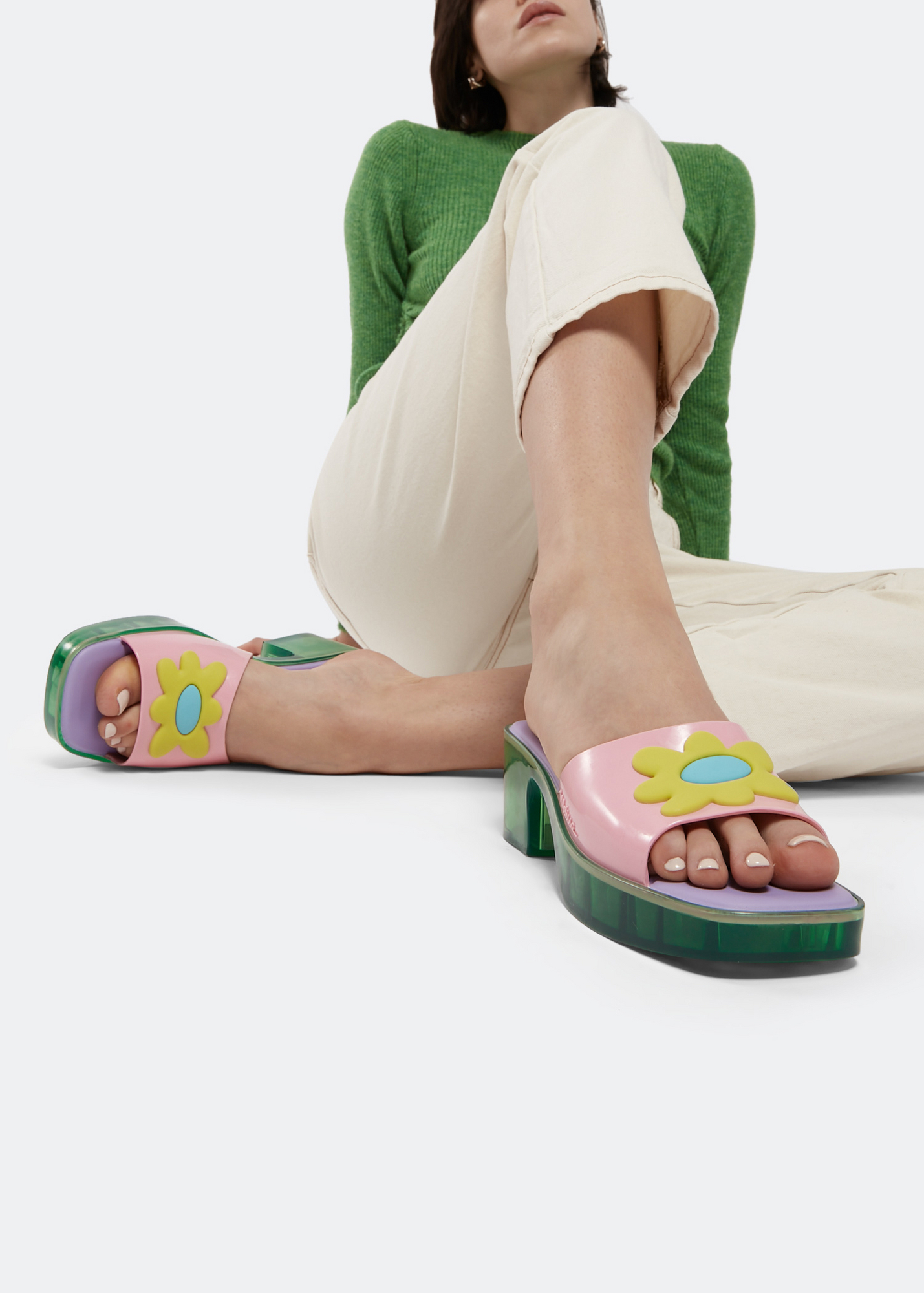 

x Lazy Oaf Shape sandals, Multi-coloured