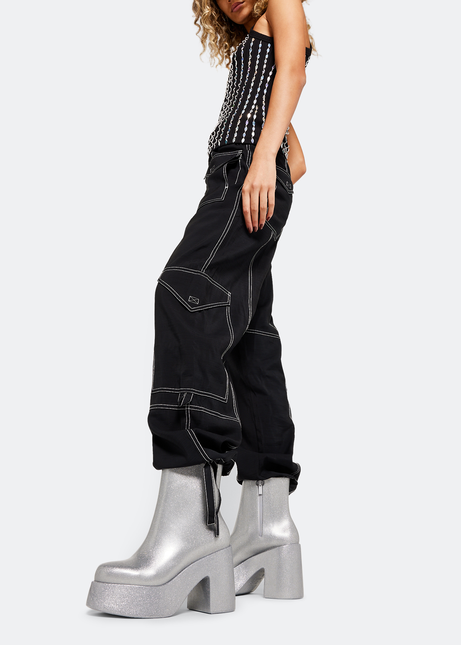 

Nubia II boots, Silver