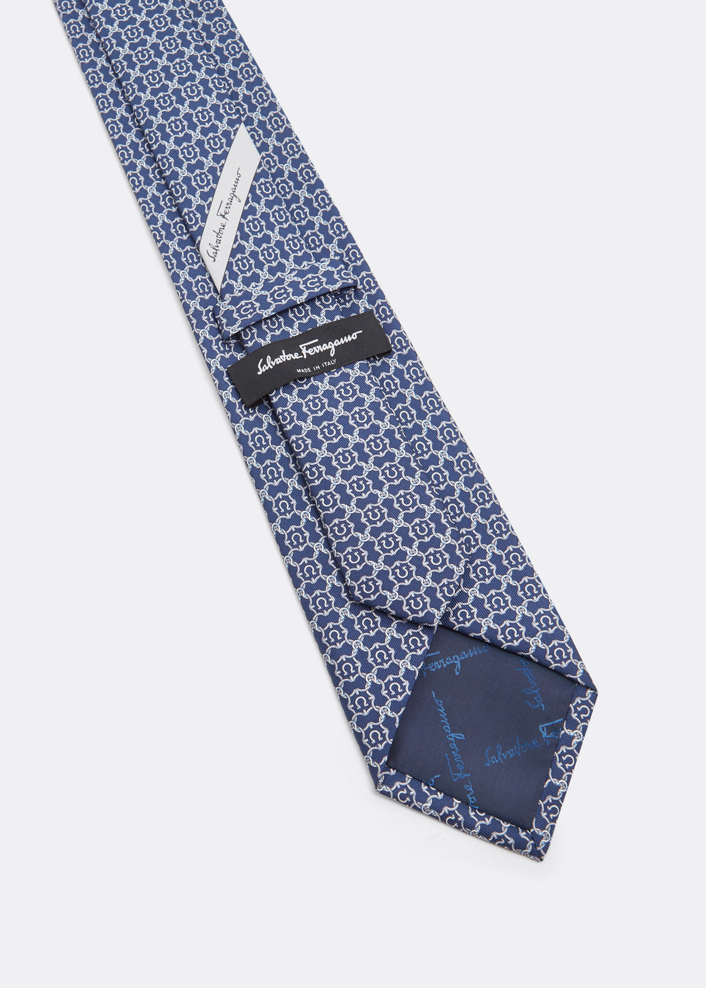

Gancini Galore print tie, Blue