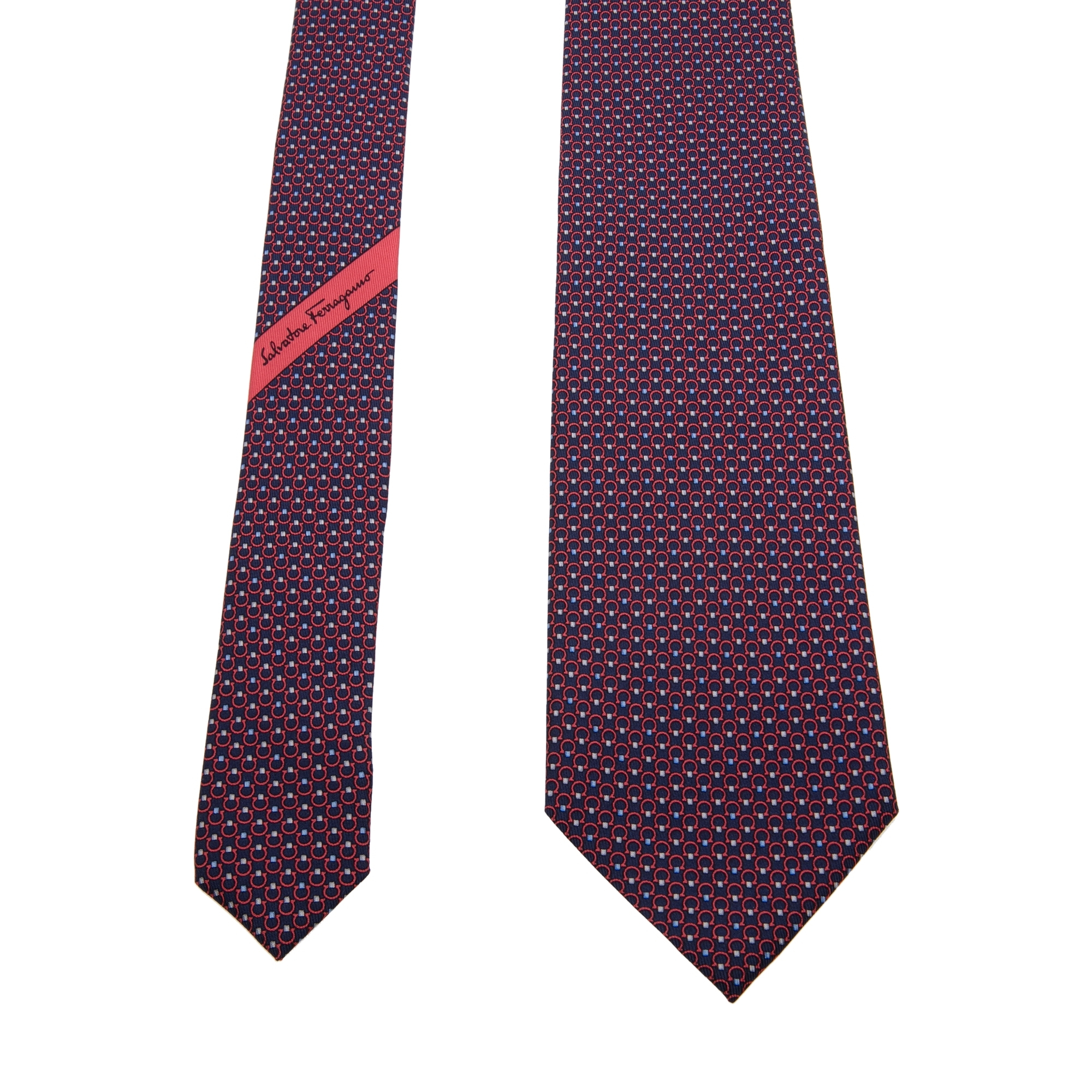 

Gancini printed tie, Blue