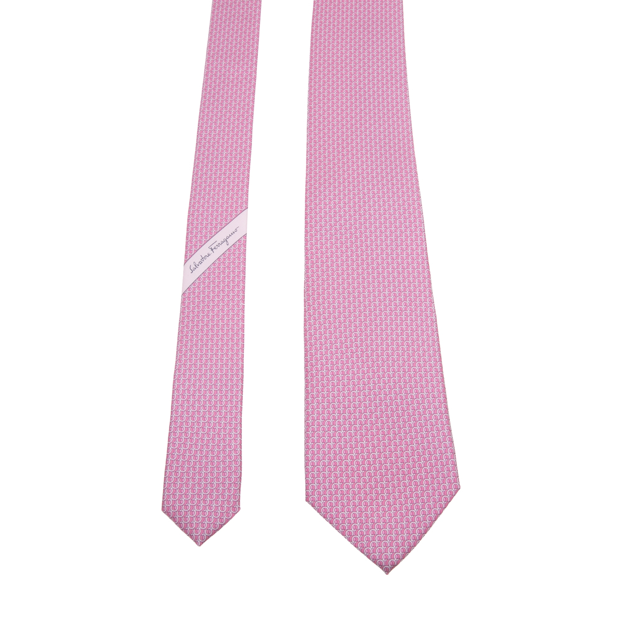 

Gancini printed tie, Pink