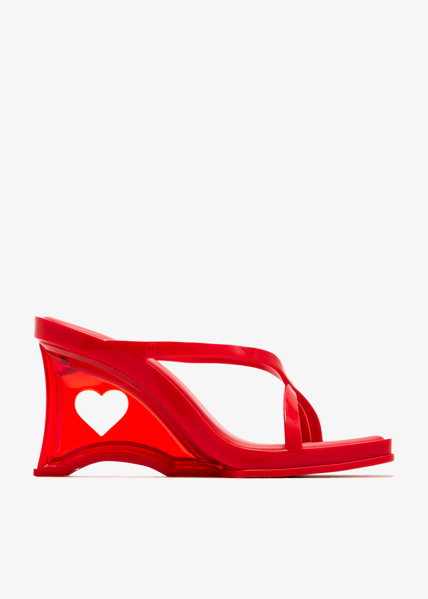 

Glass Heel sandals, Red