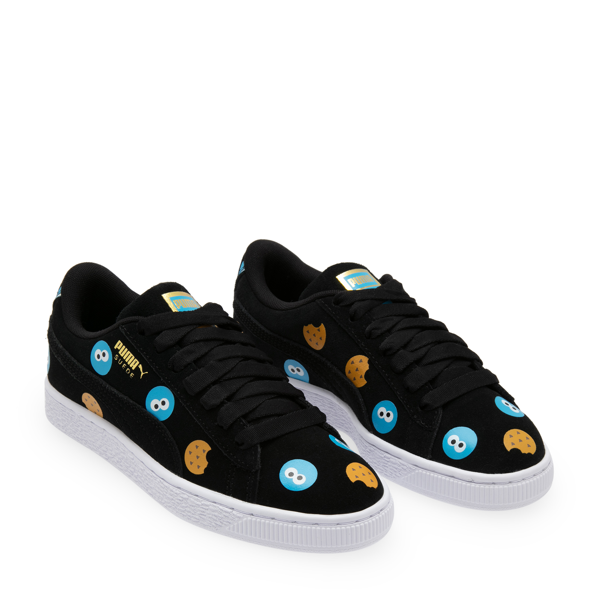 

x Sesame Street 50 Suede sneakers, Black