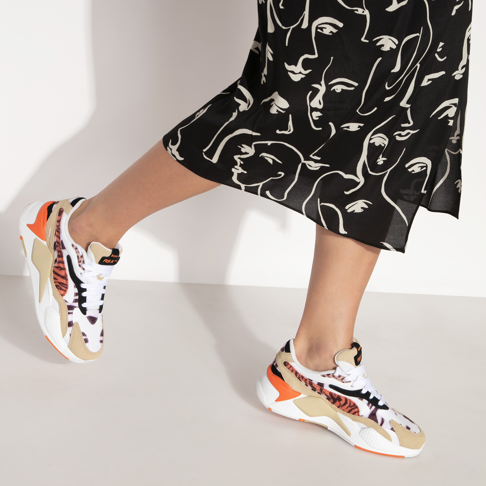 

RS-X³ Wildcats sneakers, Animal print