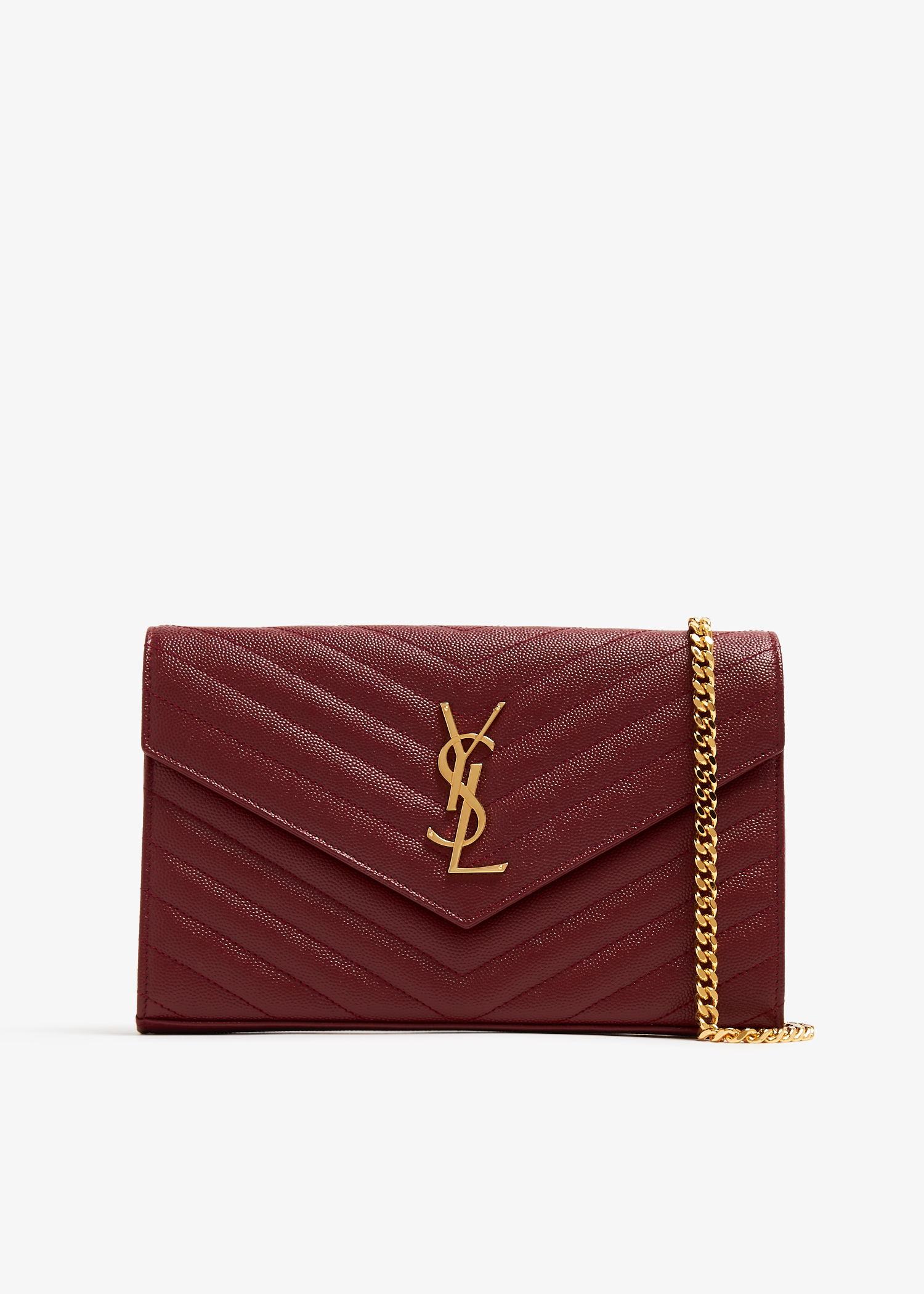 

Classic Cassandre chain wallet, Burgundy