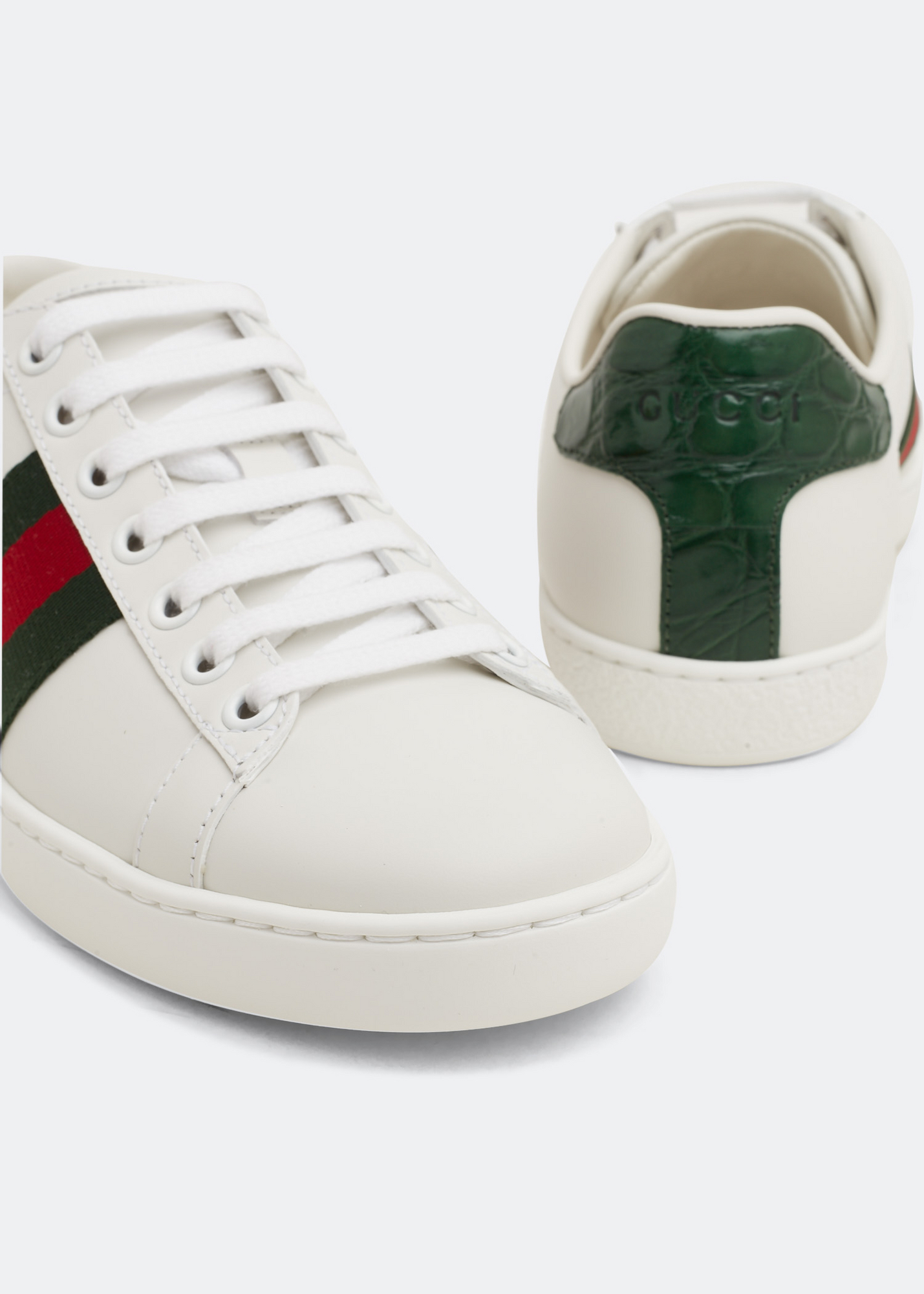 

New Ace leather sneakers, White