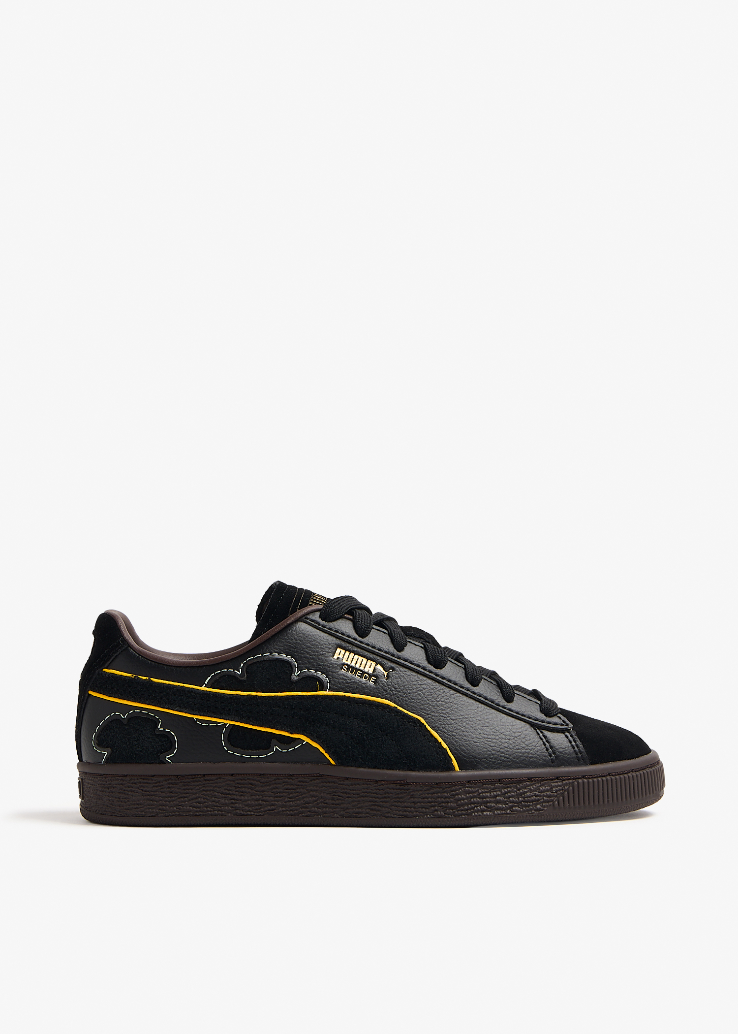 

x ONE PIECE Suede Blackbeard Teech JR sneakers, Black