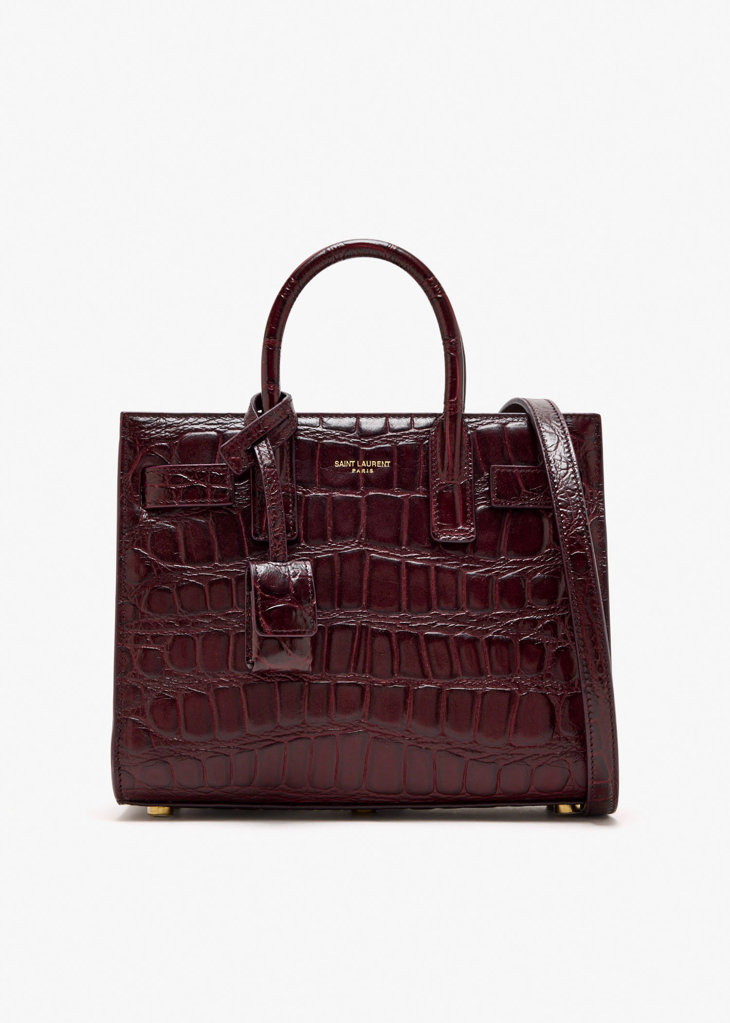 

Nano Sac De Jour bag, Burgundy