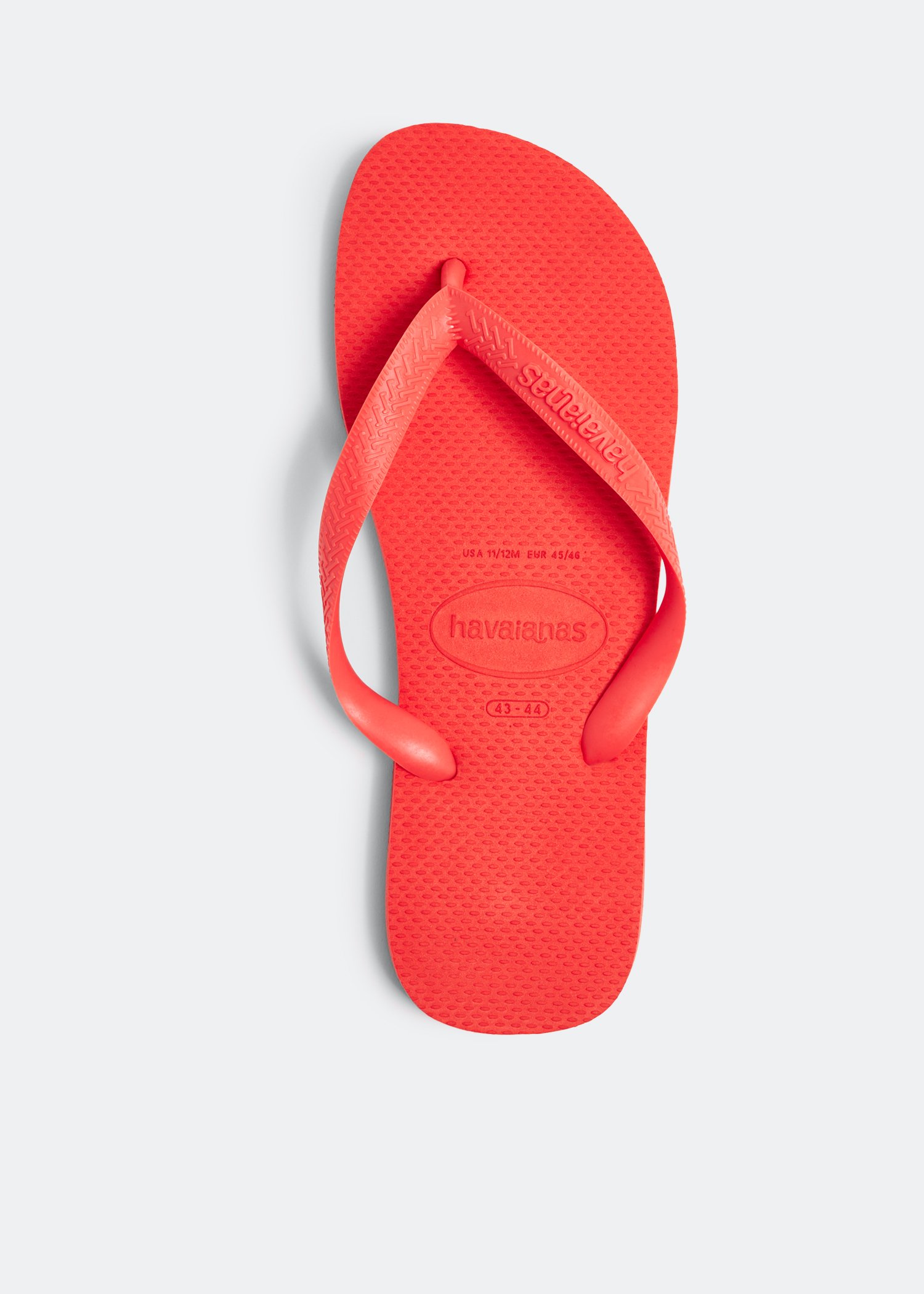 

Top rubber flip flops, Red