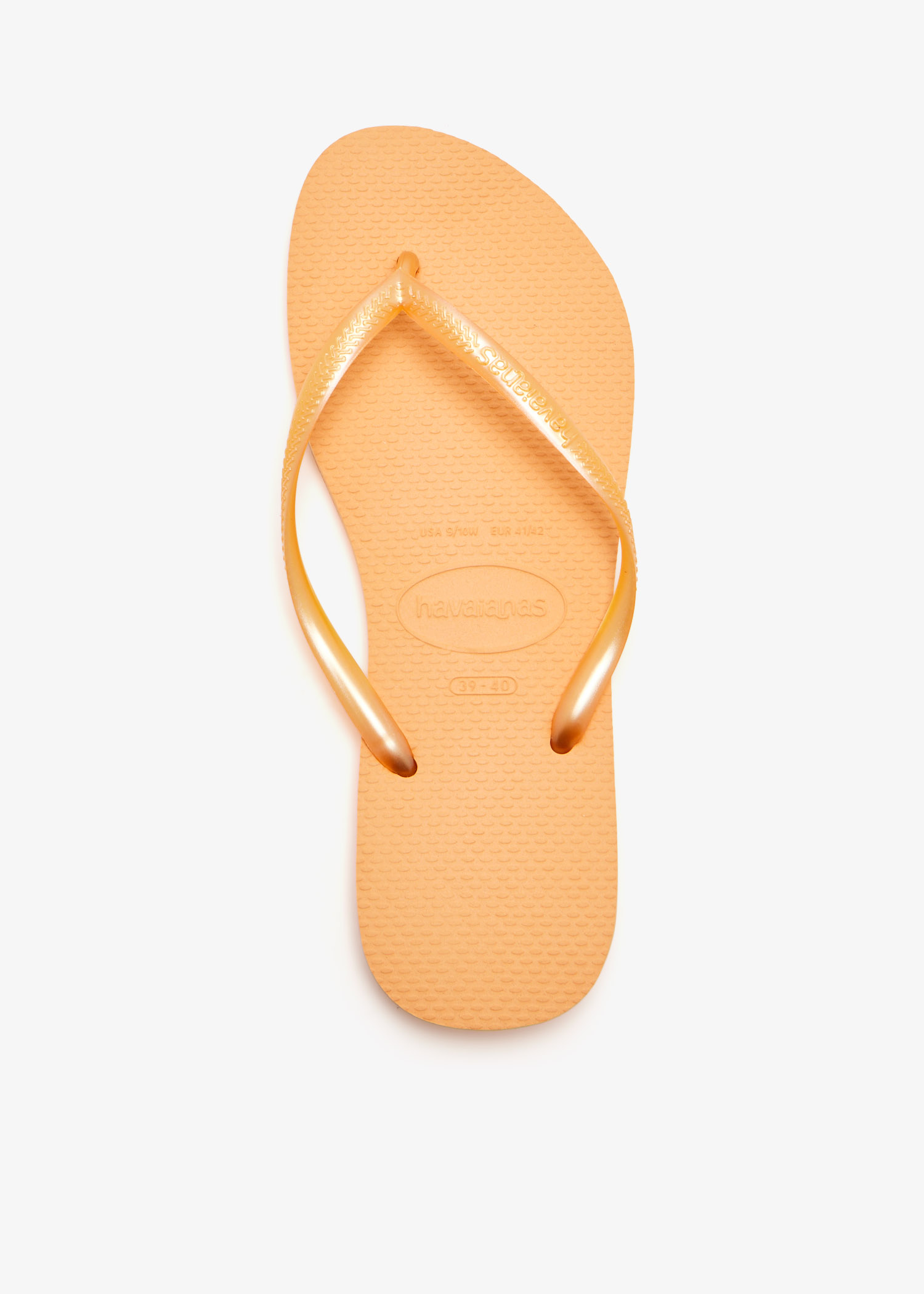 

Slim flip flops, Orange