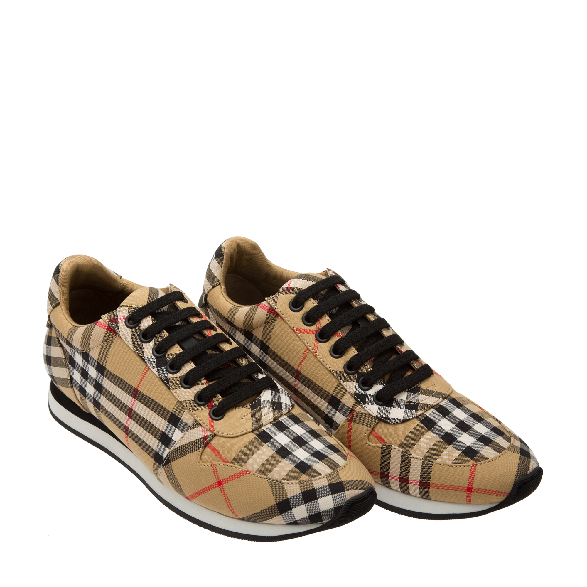 

Vintage Check sneakers, Beige