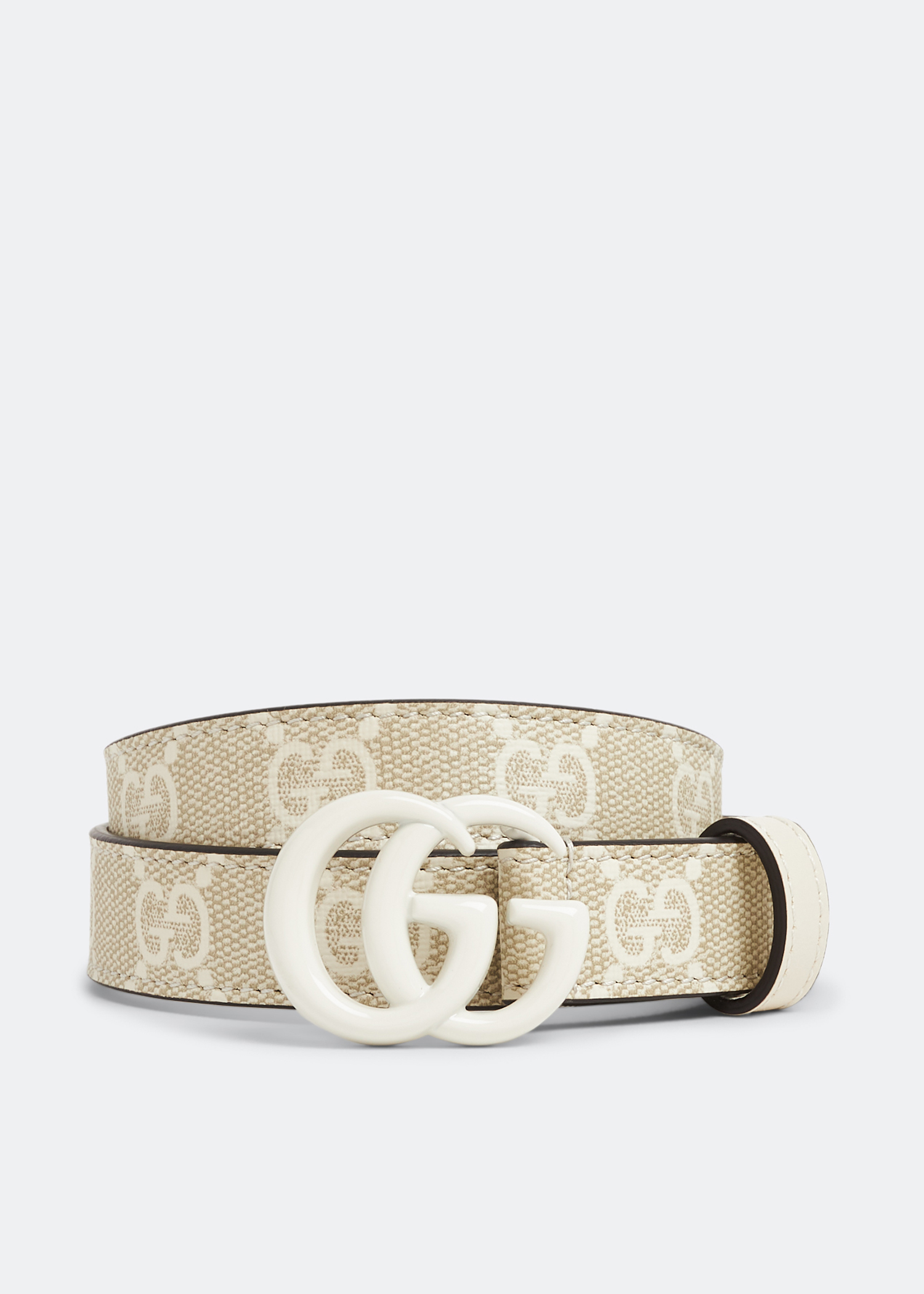 

GG Marmont thin belt, Beige