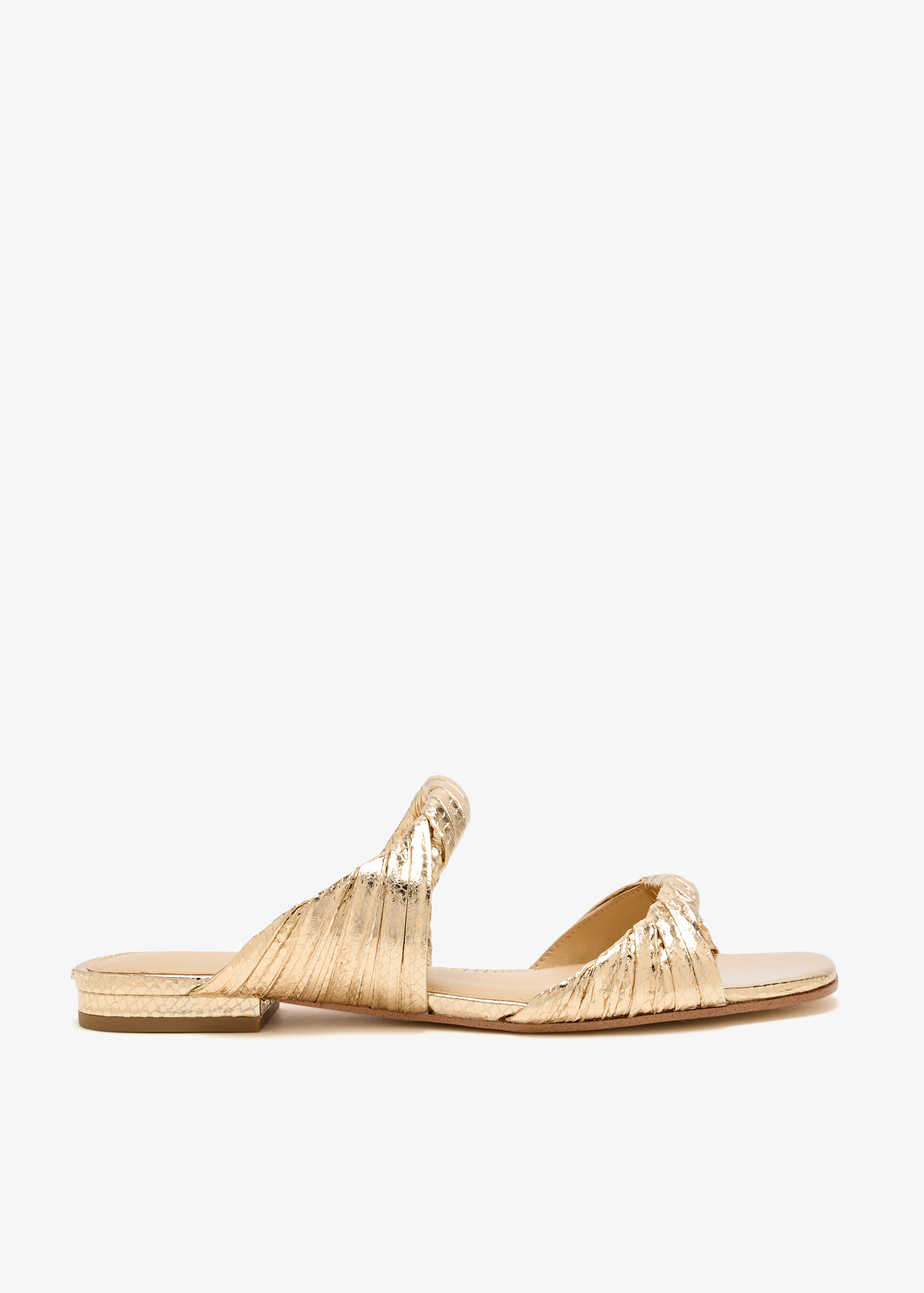 

Kiana flat sandals, Gold
