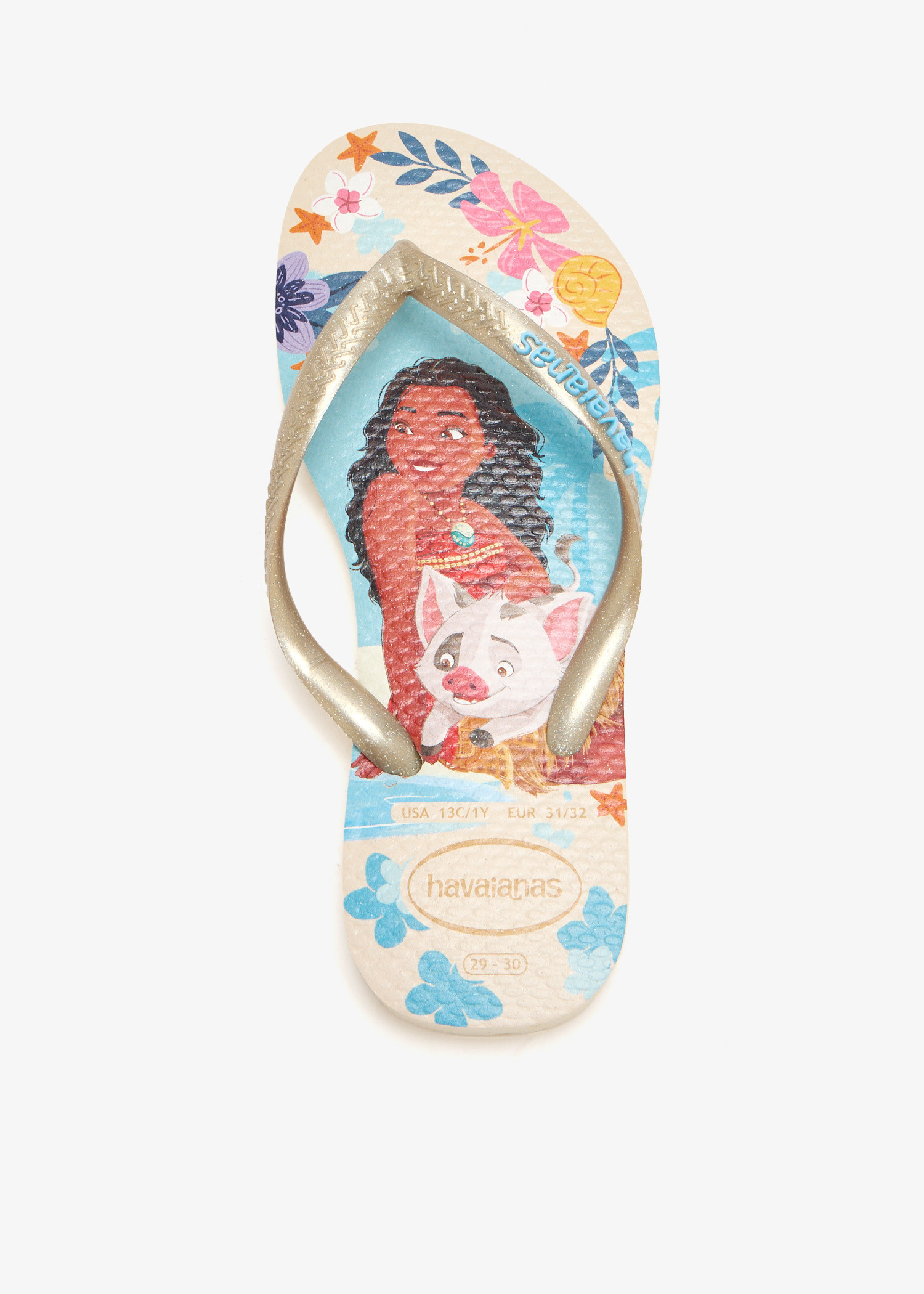 

Slim Princess flip flops, Beige