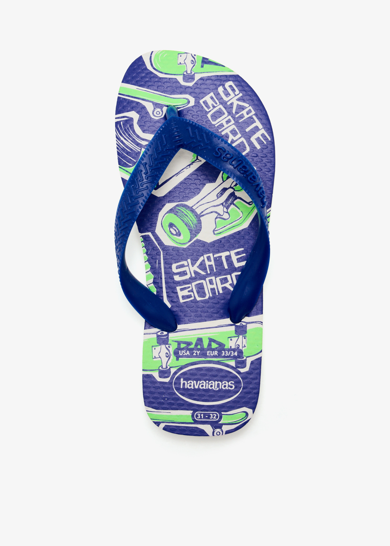 

Athletic flip flops, Blue