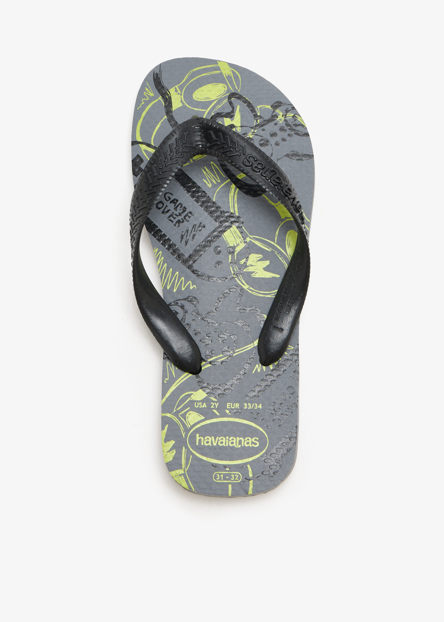 

Athletic flip flops, Black