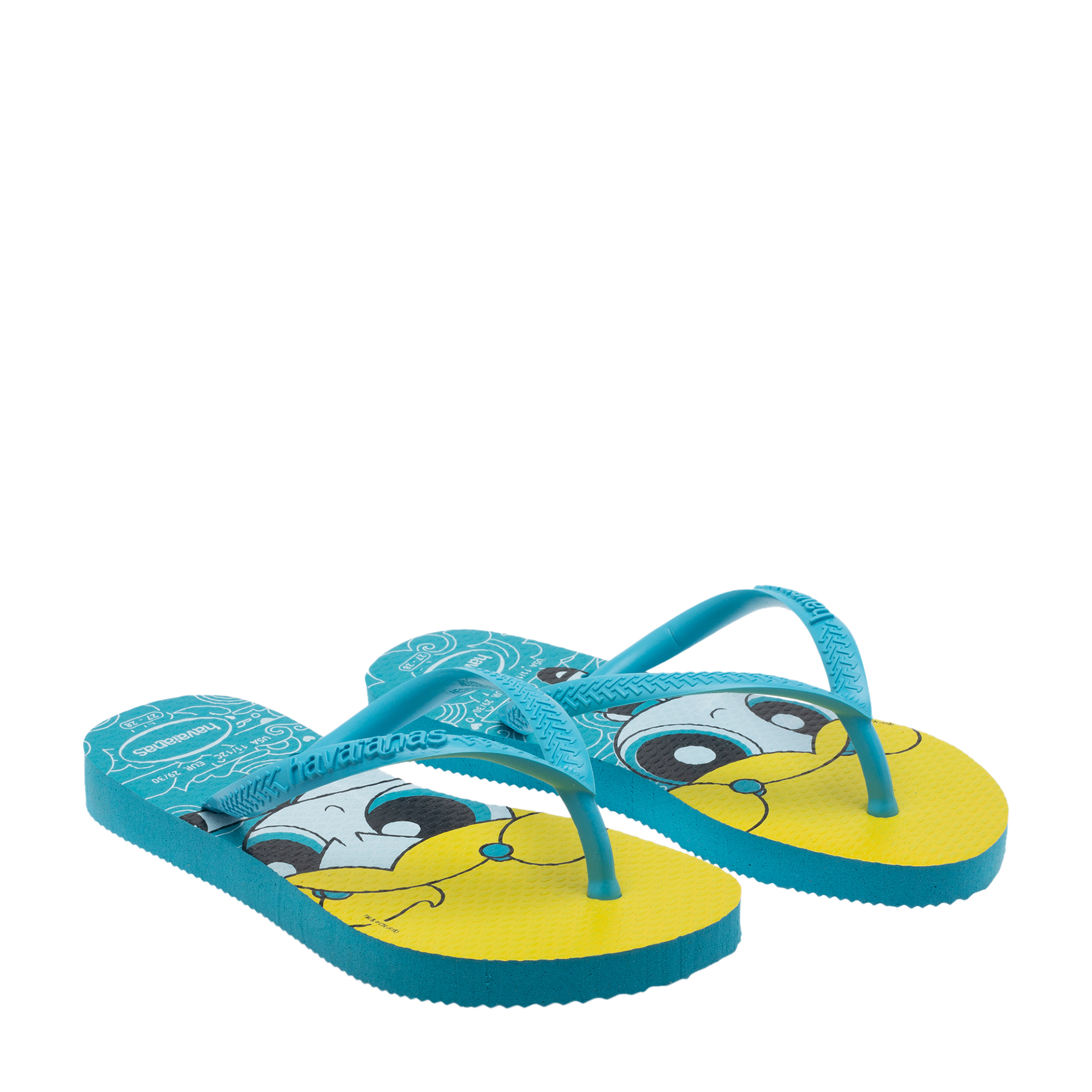 

Powerpuff Girls flip flops, Blue
