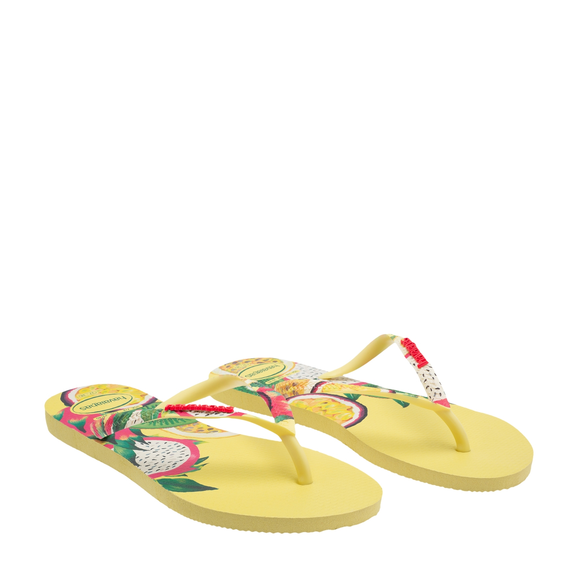 

Rubber flip flops, Yellow