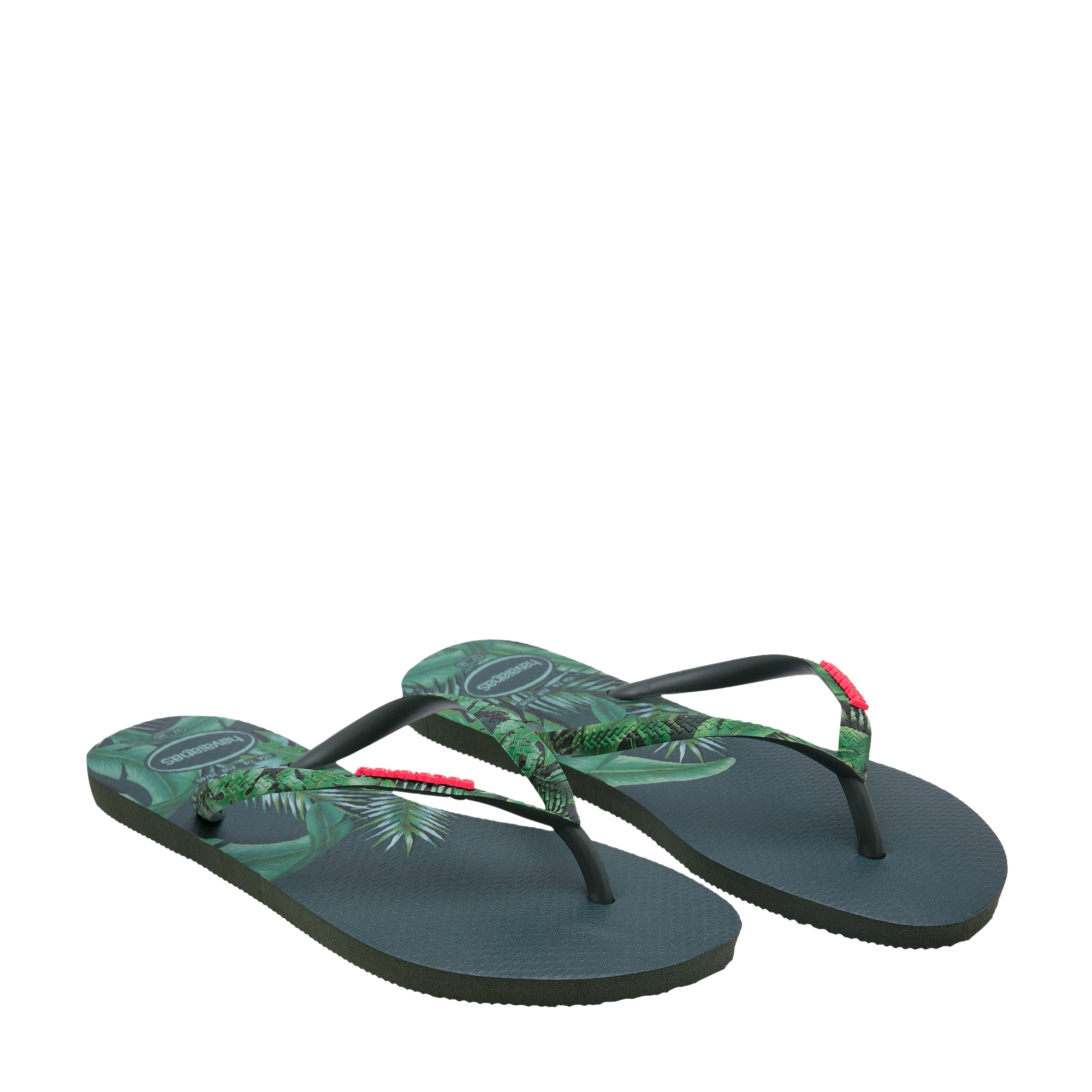 

Rubber flip flops, Black
