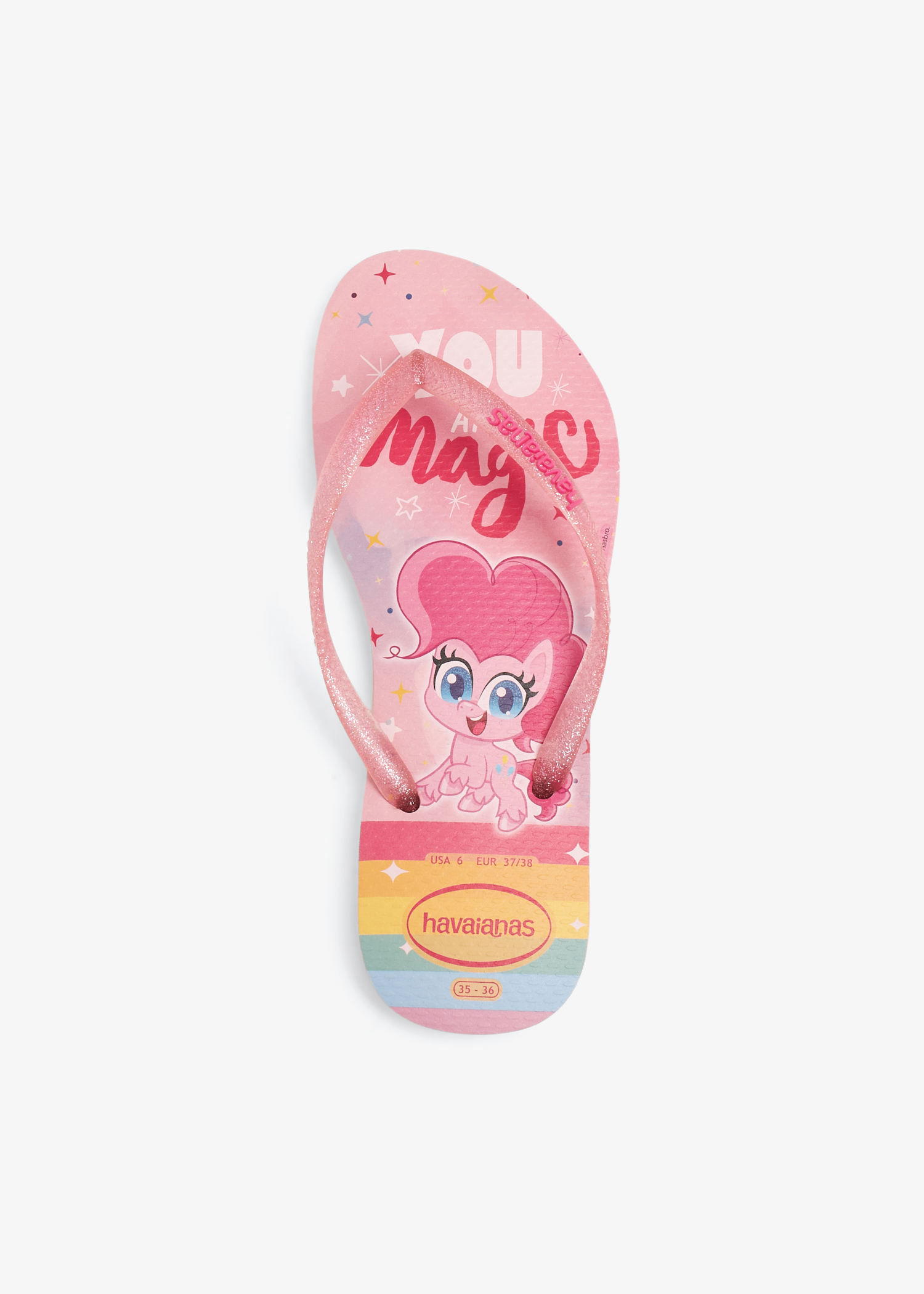 

Slim My Little Pony flip flops, Pink