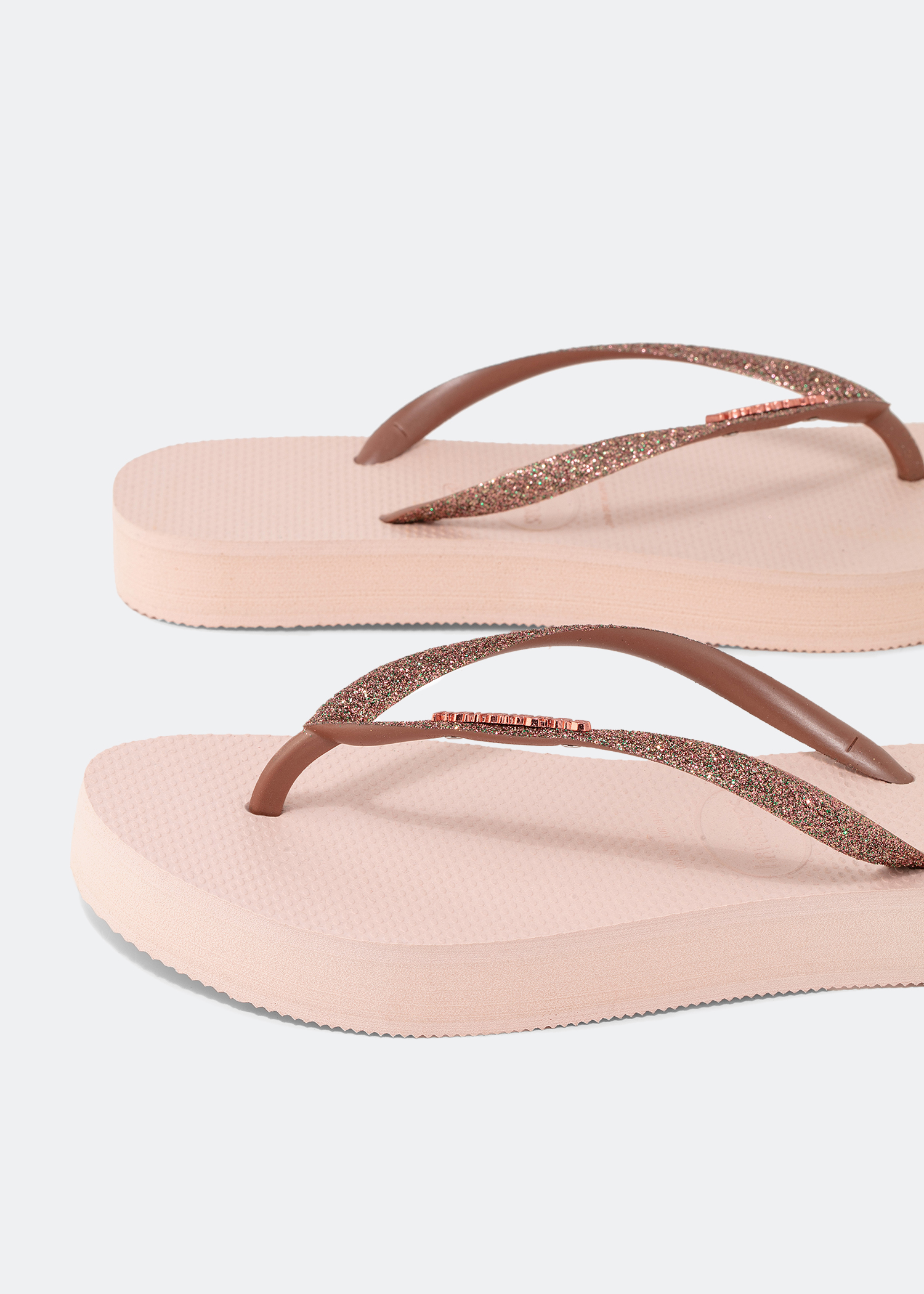

Slim flatform flip flops, Pink